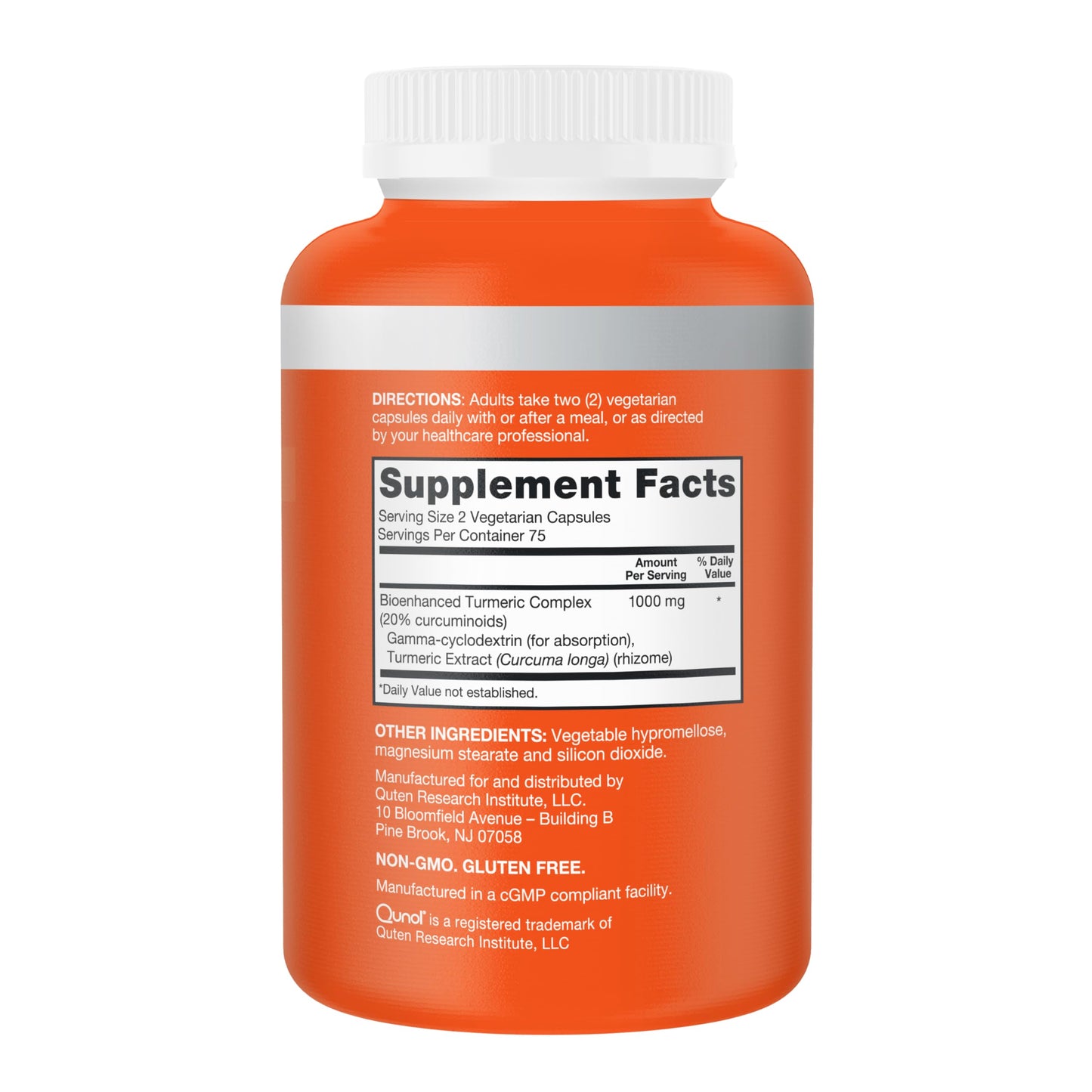 Qunol Turmeric Curcumin Supplement 1000mg Ultra High Absorption Capsules, 150 Count