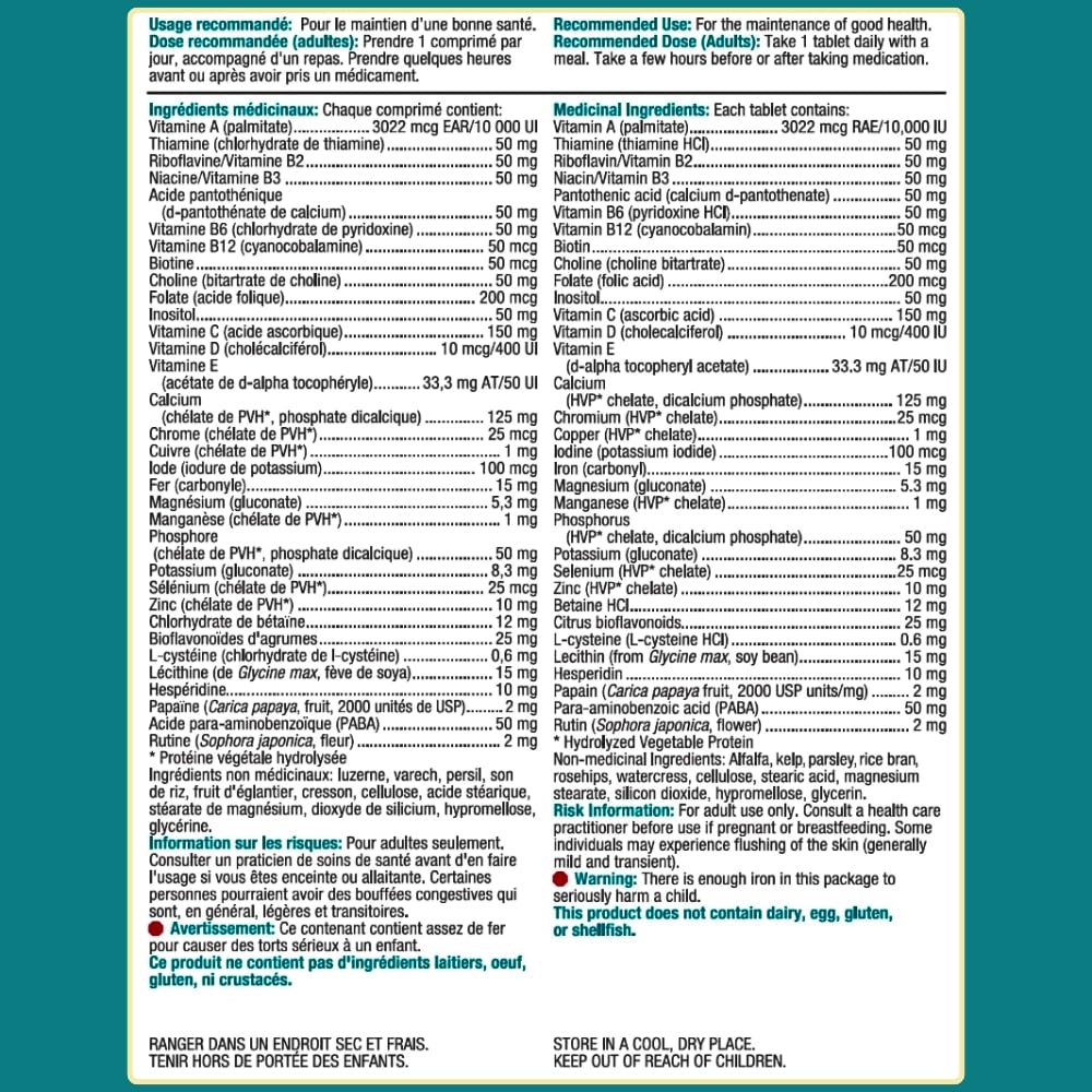 Quest Super Once A Day Timed-Release Multivitamin Tablet, 180 Tablets