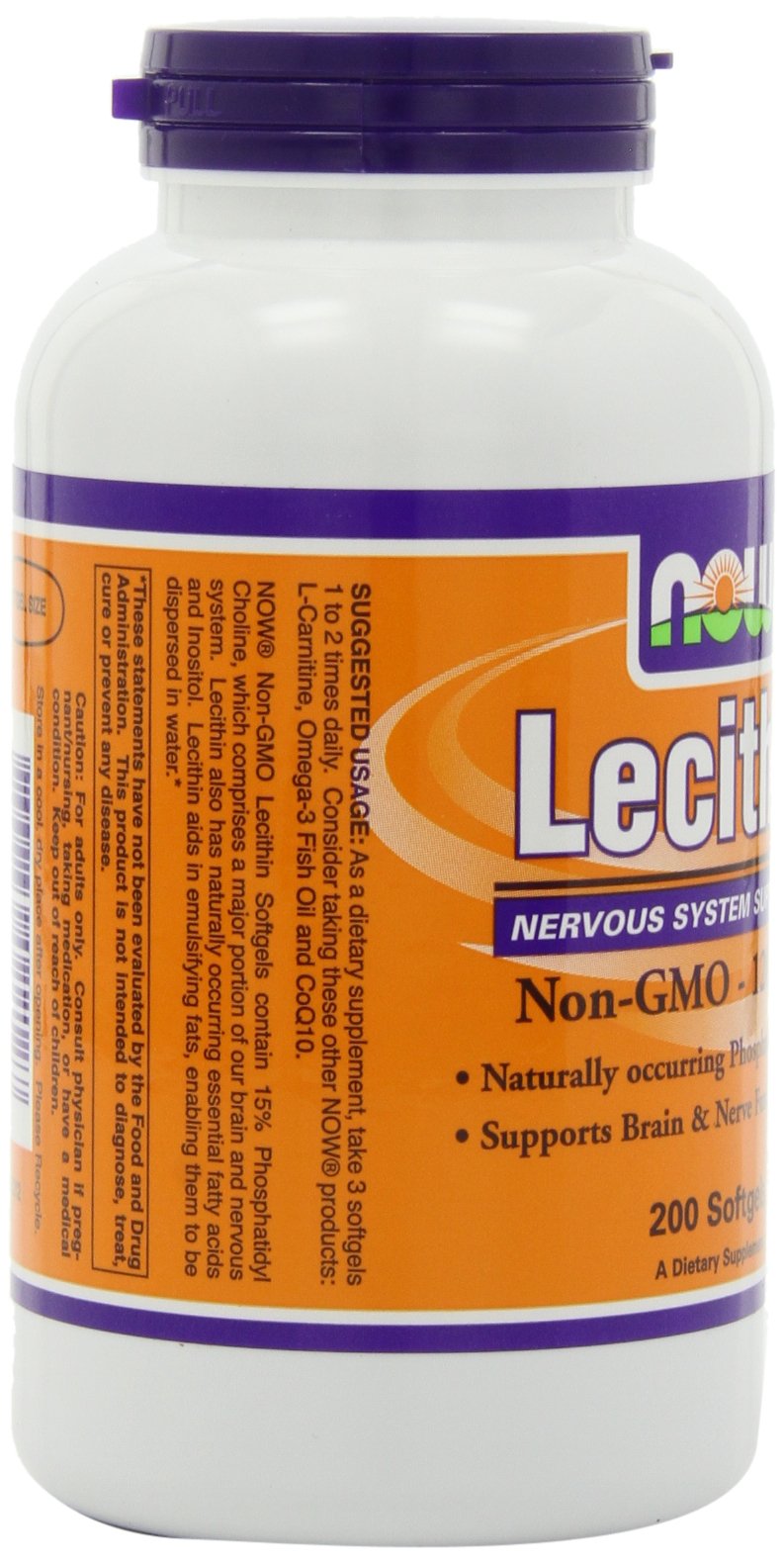 NOW Foods Lecithin Softgels, 400-Count