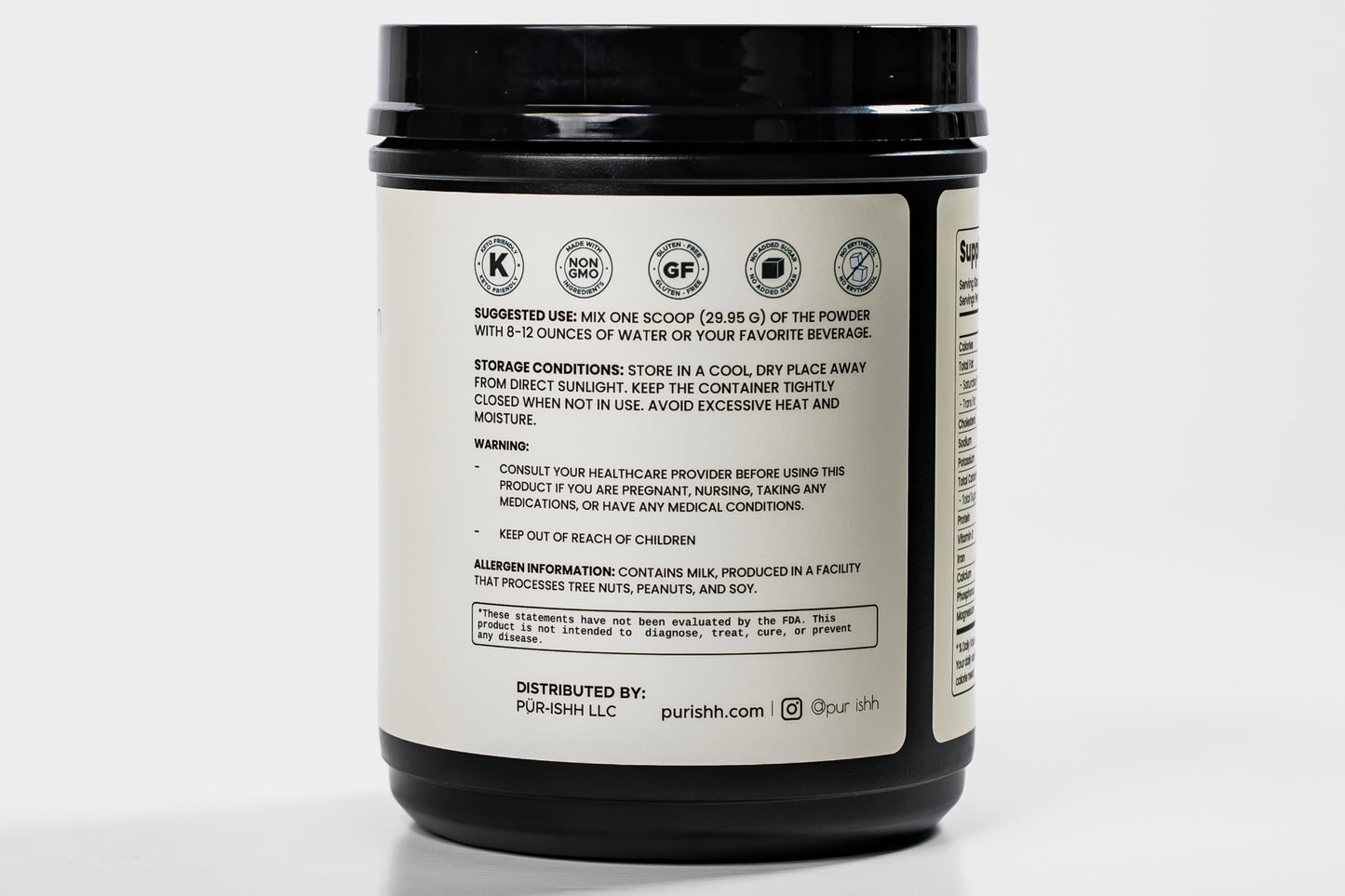 Pür-ishh Protein Powder Vanilla, 24.86 oz