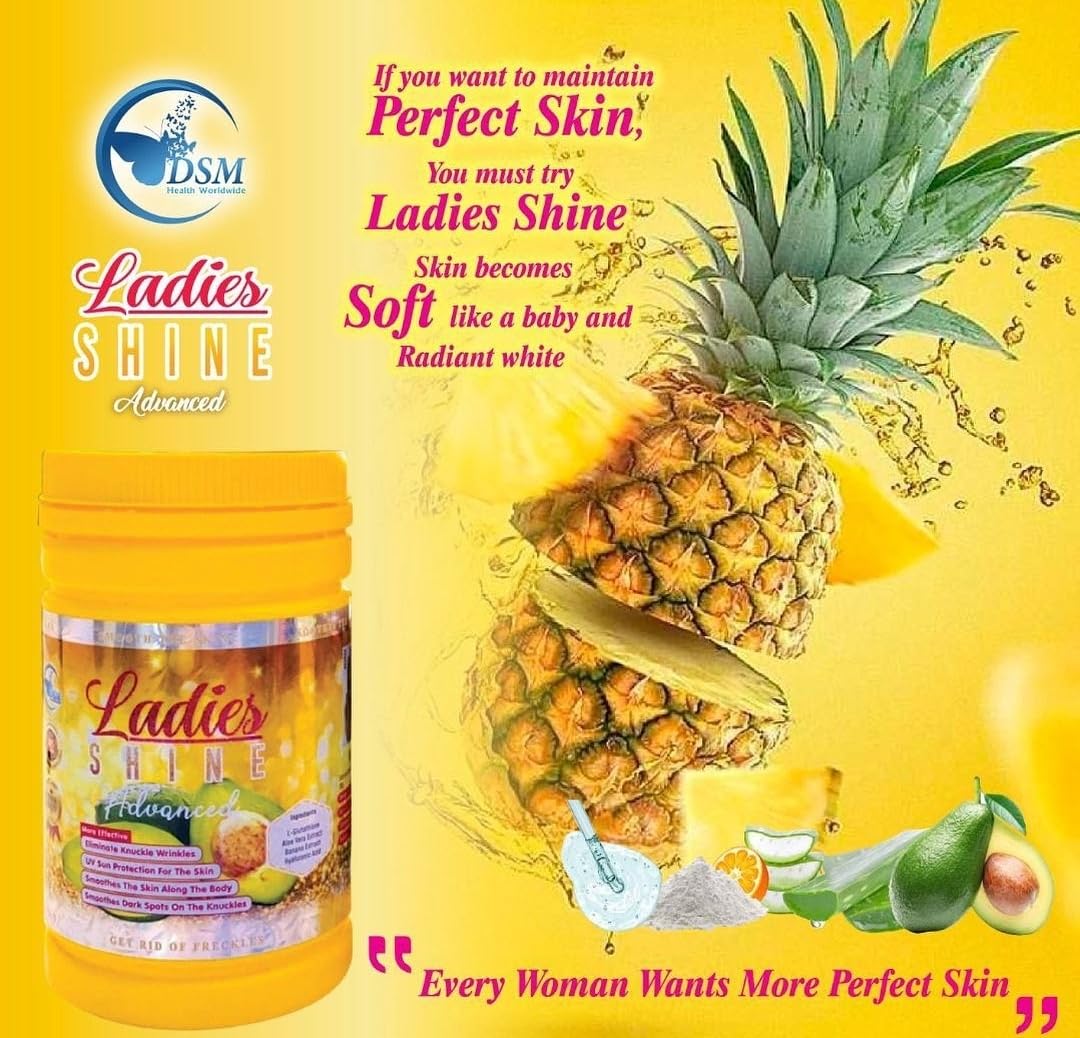 ELIZKOF BEAUTY Ladies Shine Advanced Glutathione Supplement Powder 1 Ounce (Pack of 1)