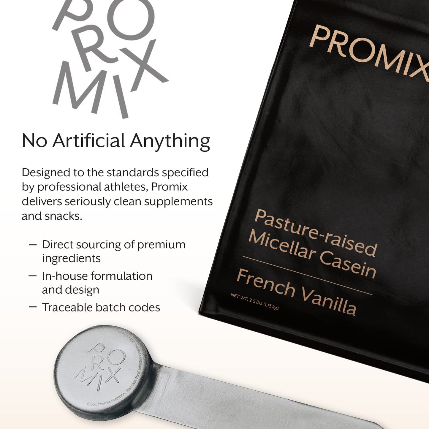 ProMix Nutrition Casein Protein Powder Vanilla 80 Servings