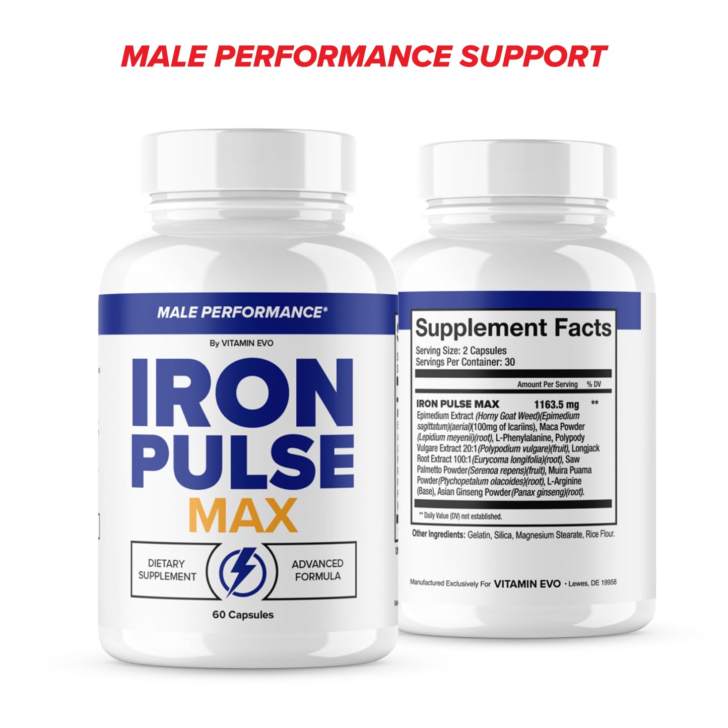 Vitamin Evo IronPulse Max Capsules, 60 Capsules