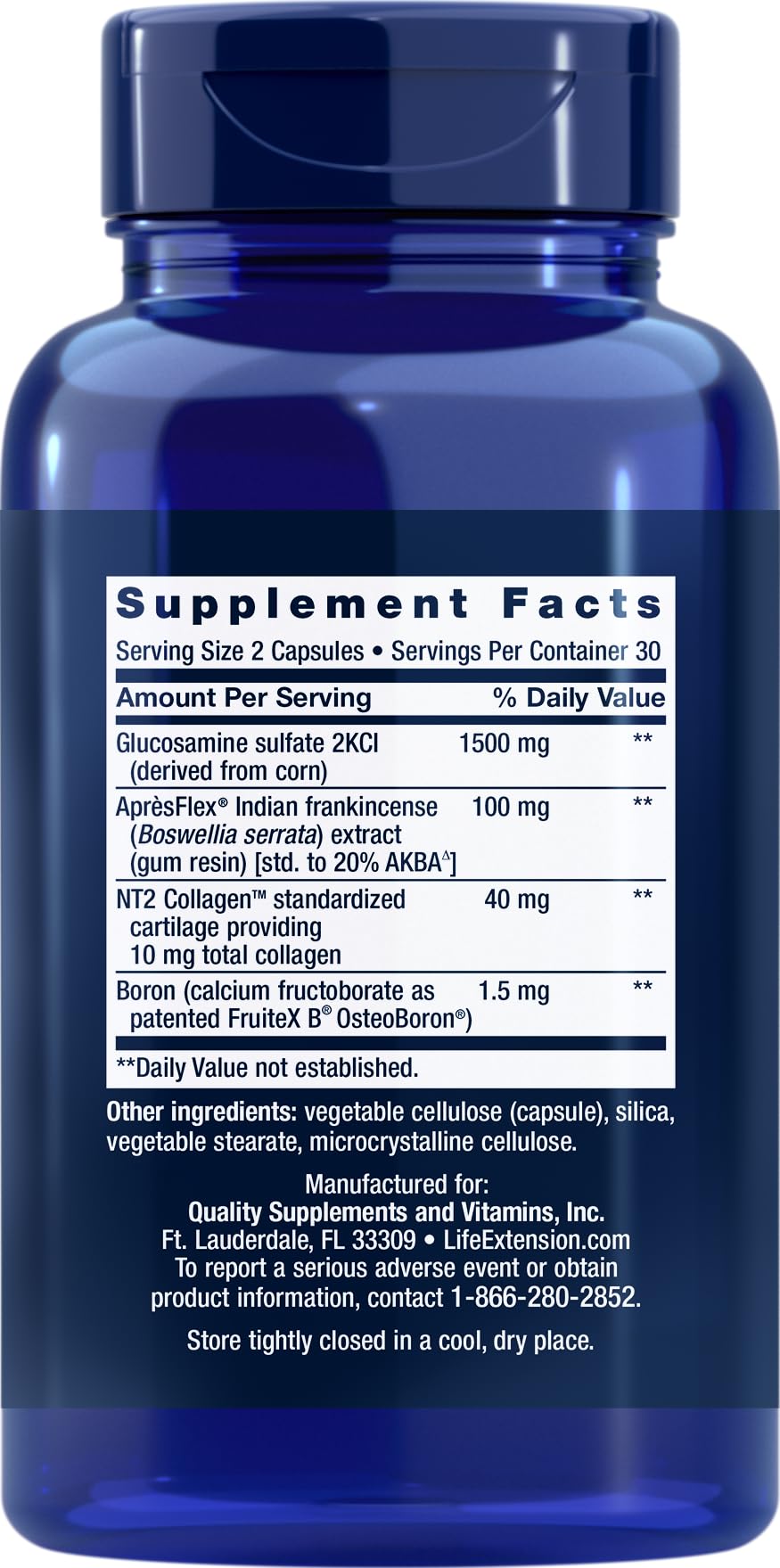 Life Extension ArthroMax Advanced with NT2 Collagen & ApresFlex Capsules, 180 Capsules