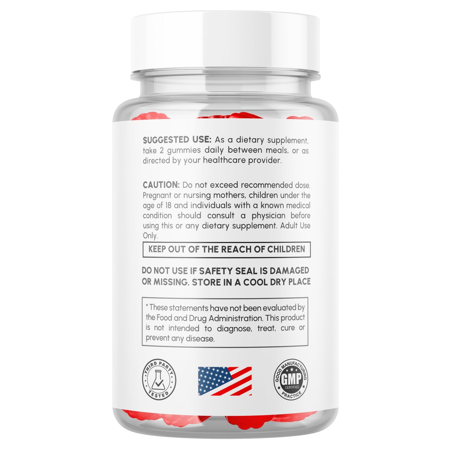 MJO Vital Boost XL for Men Gummy, 120 Count