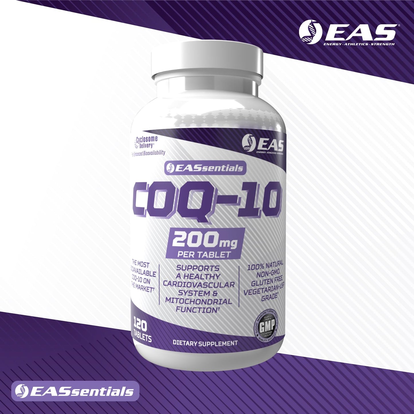 Experimental and Applied Sciences COQ-10 200mg Tablets 120