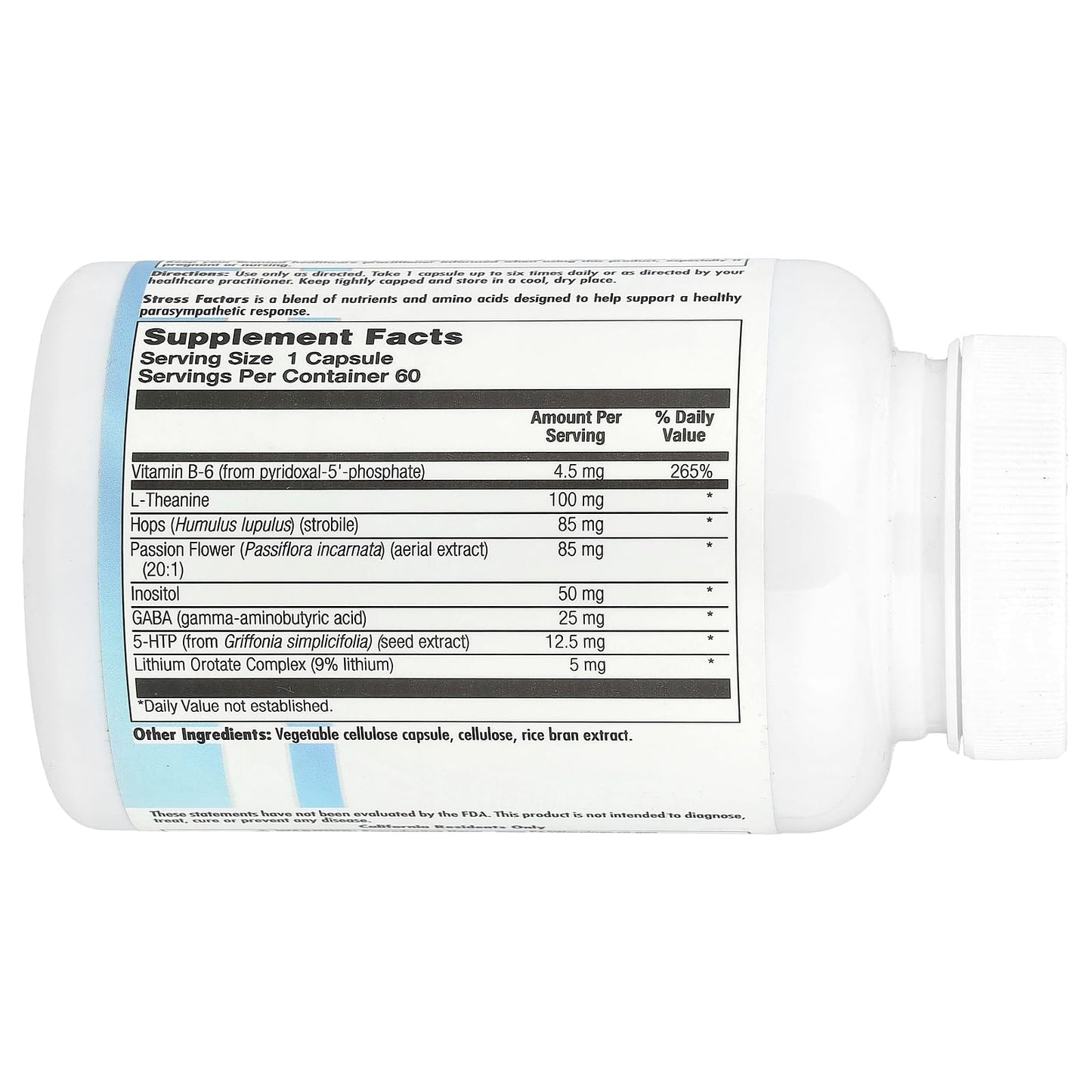 Nutra BioGenesis Stress Factors Capsule 60 Capsules