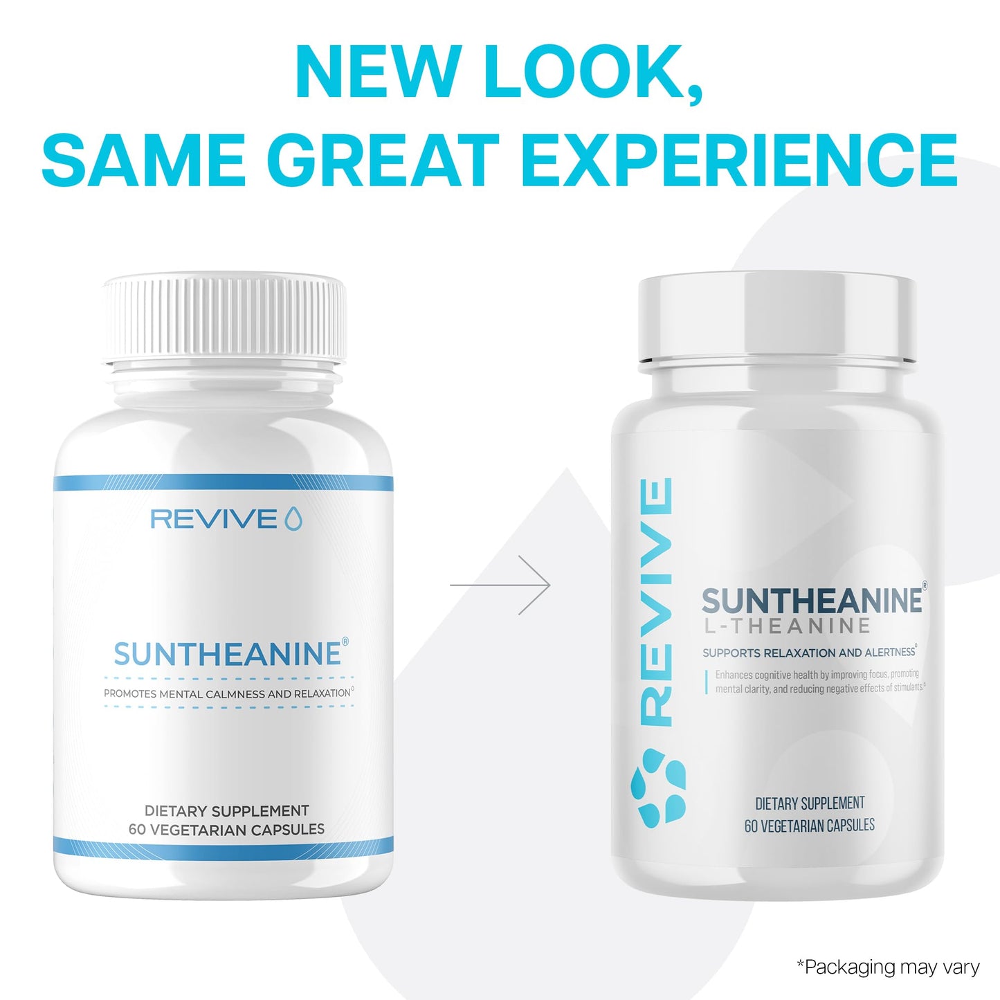 Revive Suntheanine L-Theanine Supplement Capsules, 60 Count