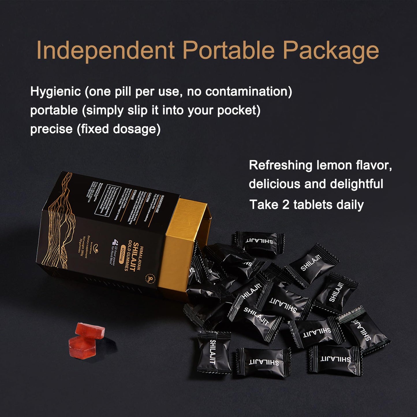 5Loaf2Fish Organic Pure Himalayan Shilajit Gummies with Ashwagandha and Sea Moss – Gold Shilajit for Men & Women Supplement, 105+ Natural Trace Minerals, 70 Gummies