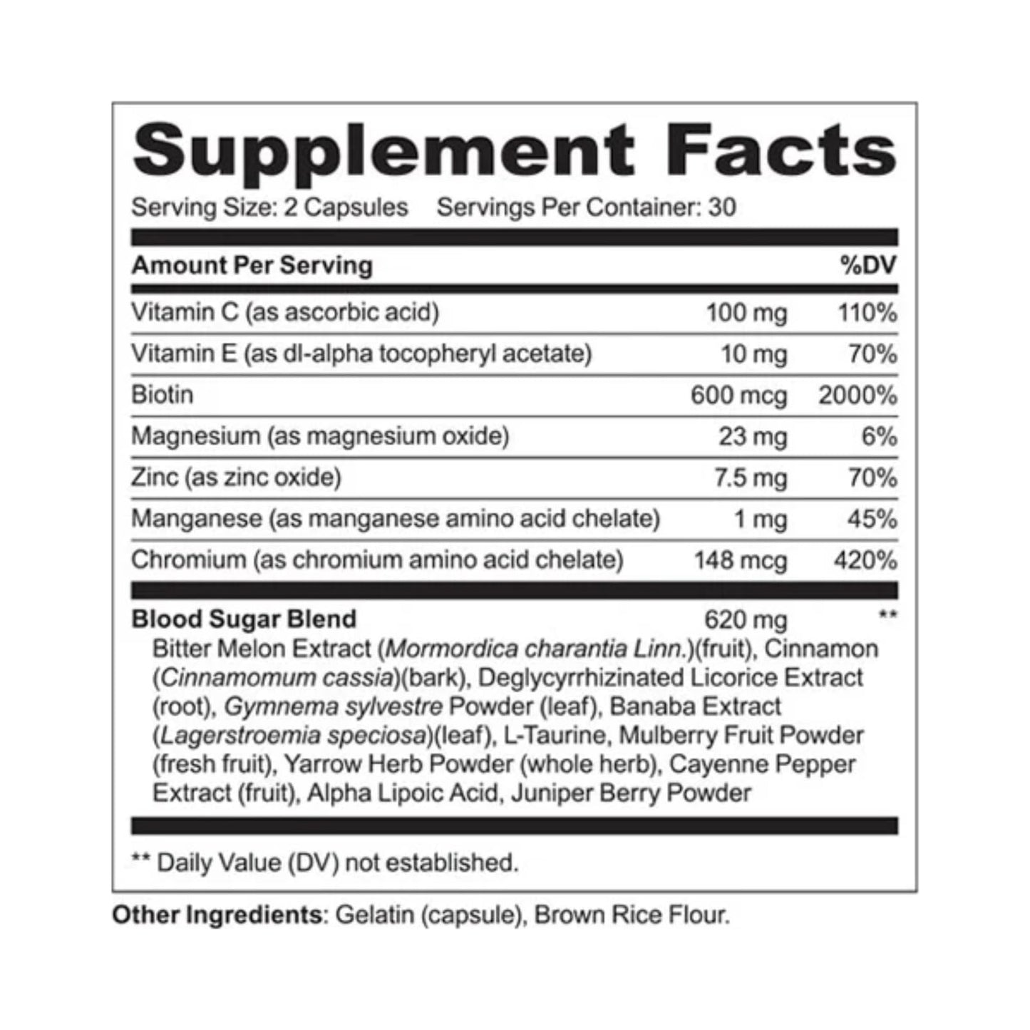 Phytage Labs Natural Blood Sugar Support Formula with Superfood Extracts and Minerals – Supports Natural Energy and Vitality Capsule, 60 Capsules