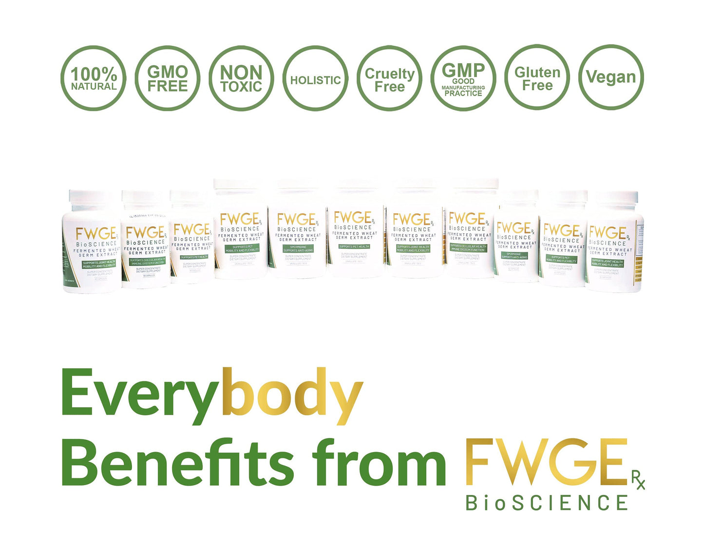 FWGE Rx BioSCIENCE Spermidine Immune Defense and Cellular Health 60 Capsules