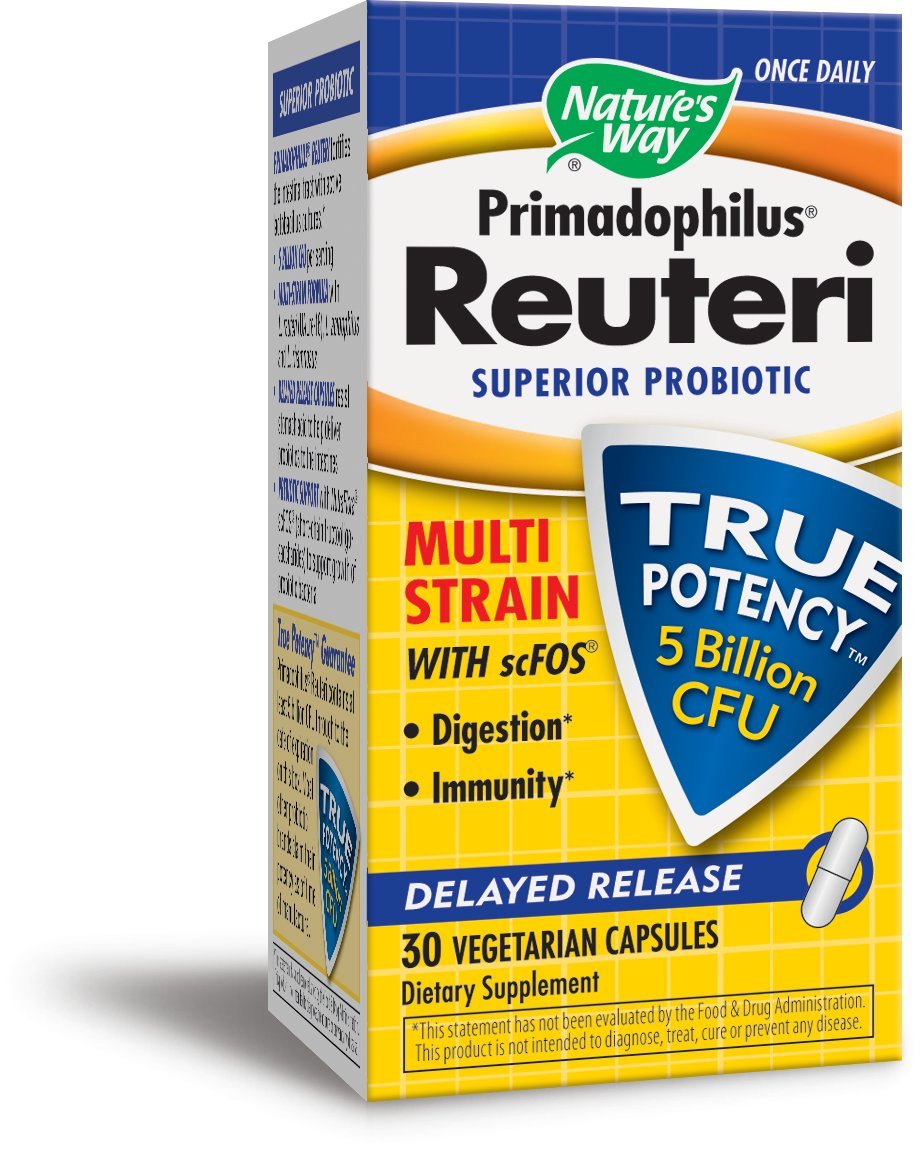 Nature's Way Primadophilus Reuteri Capsules 60 Count