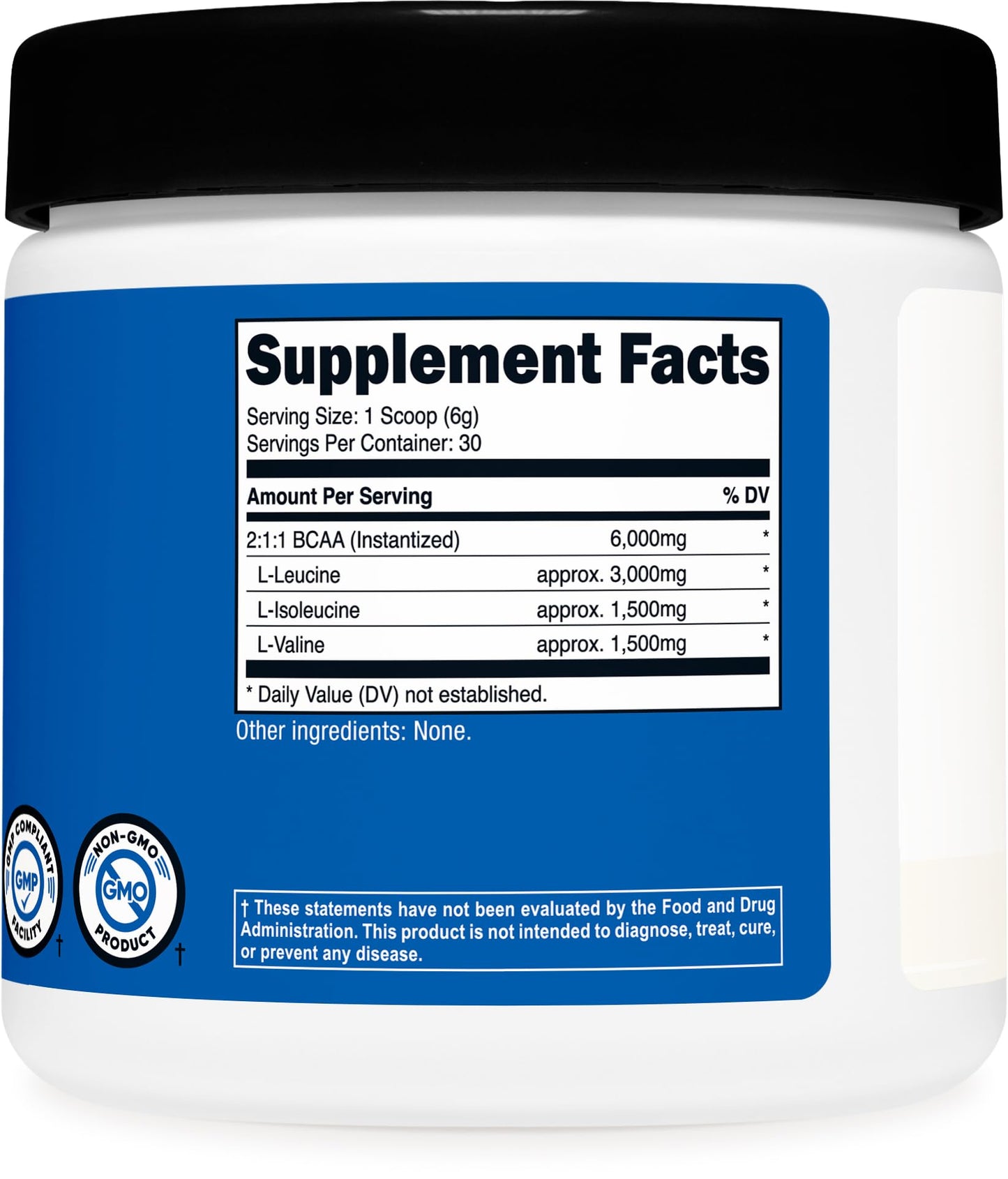 Nutricost BCAA Powder 6.35 Ounce
