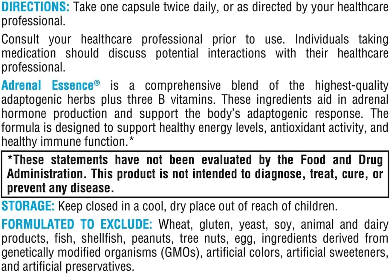 XYMOGEN Adrenal Essence 60 Capsules