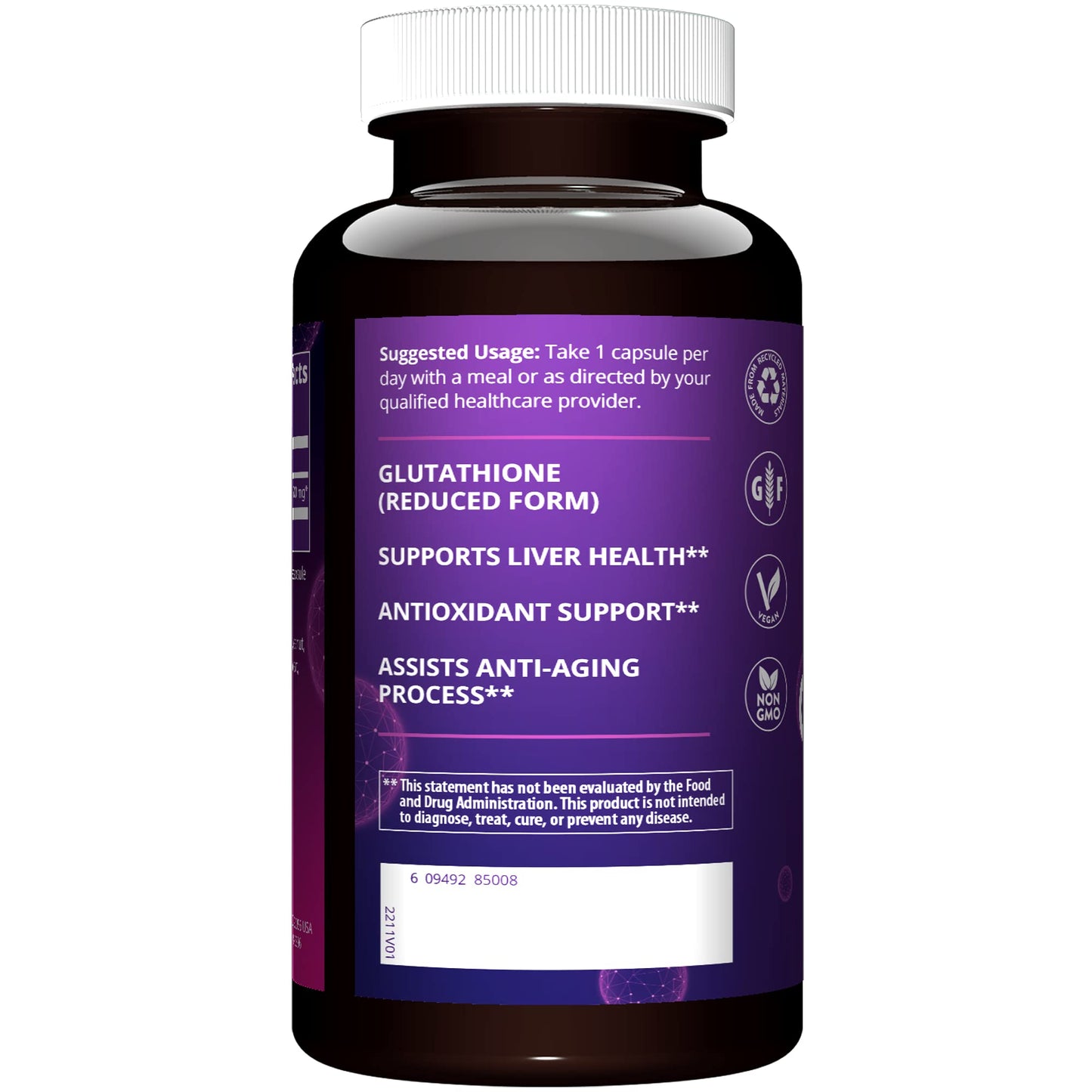 MRM Reduced Glutathione 60 Capsules