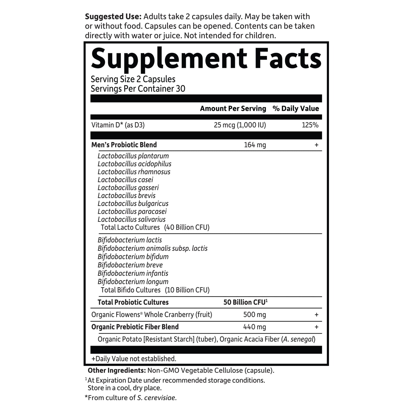 Garden of Life Dr. Formulated Probiotics Prostate+ Capsules 60