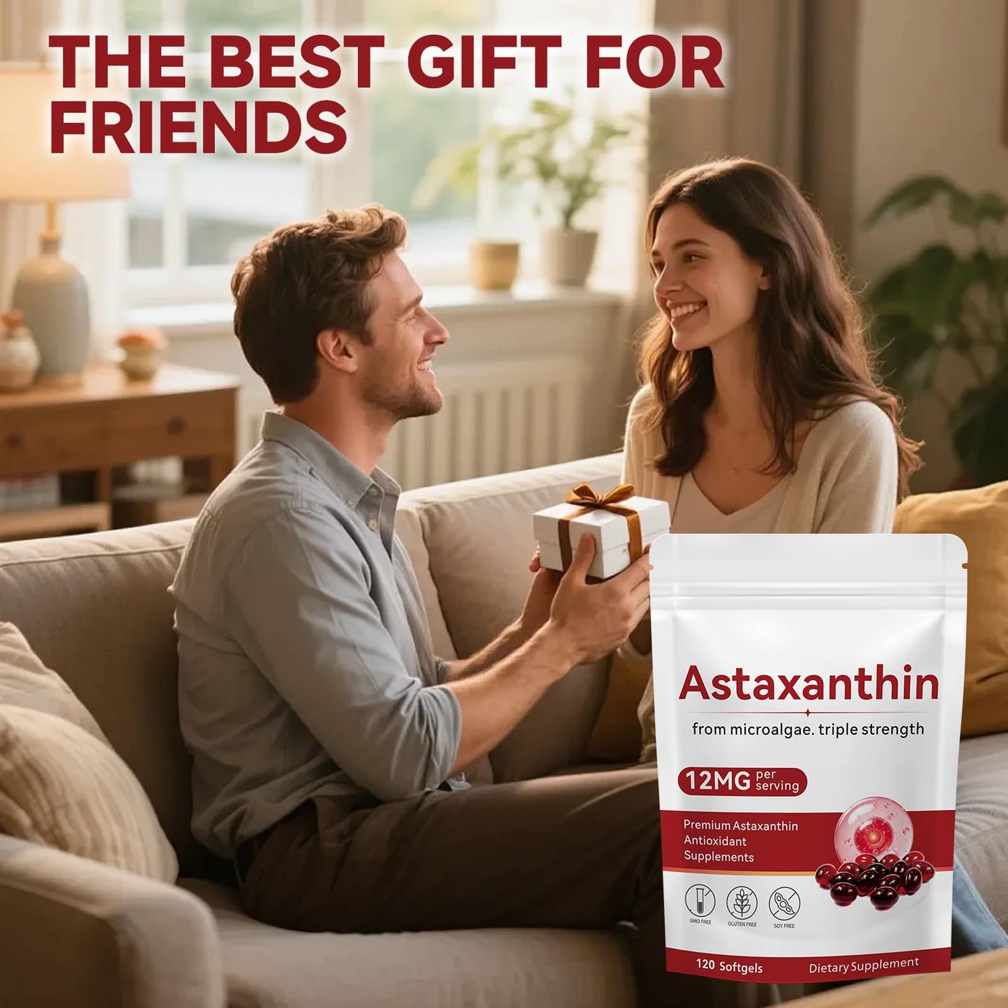Axldrn Astaxanthin 12mg Softgels 120 Softgels