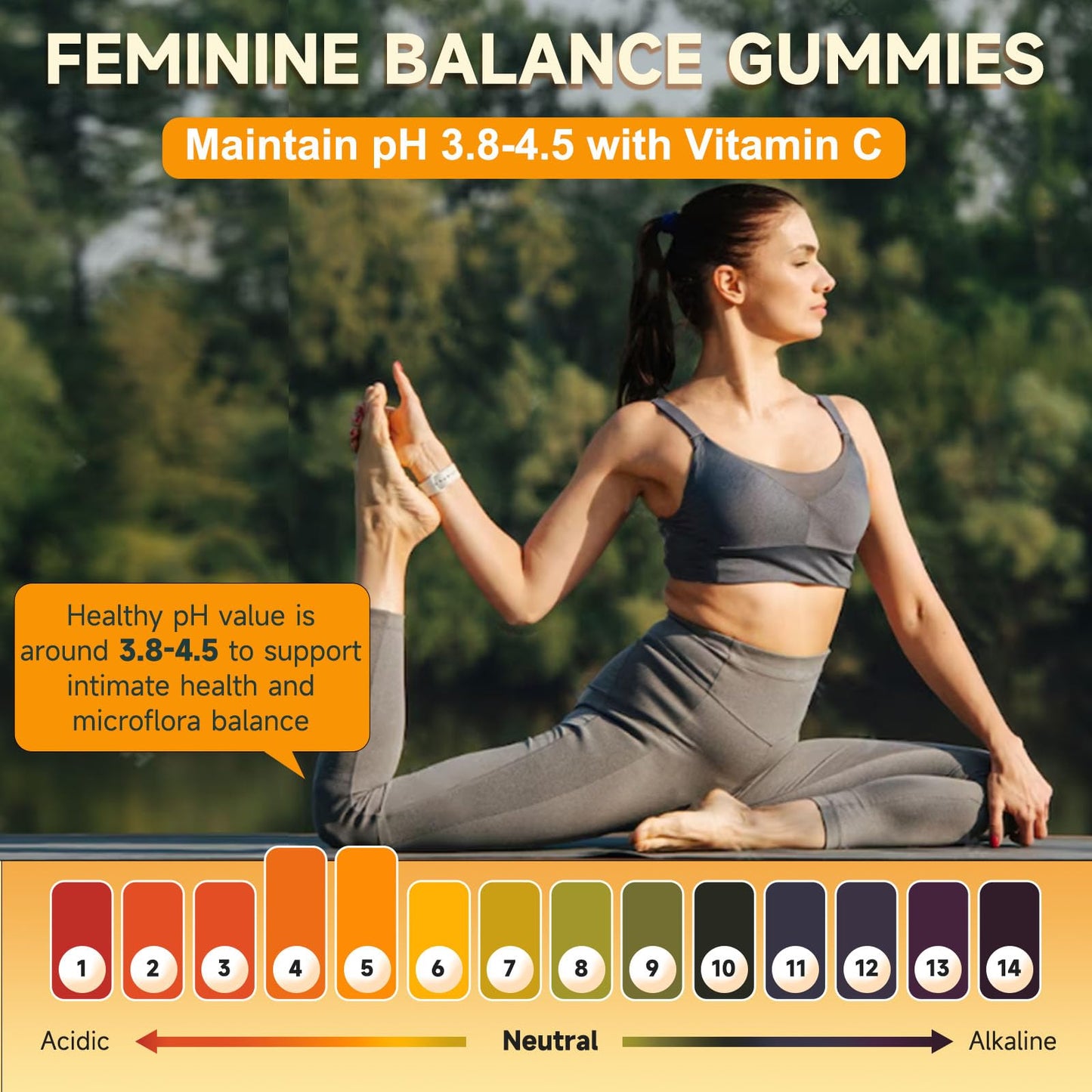 NATURE TARGET pH Balance Gummies for Women Gummy, 90 Count