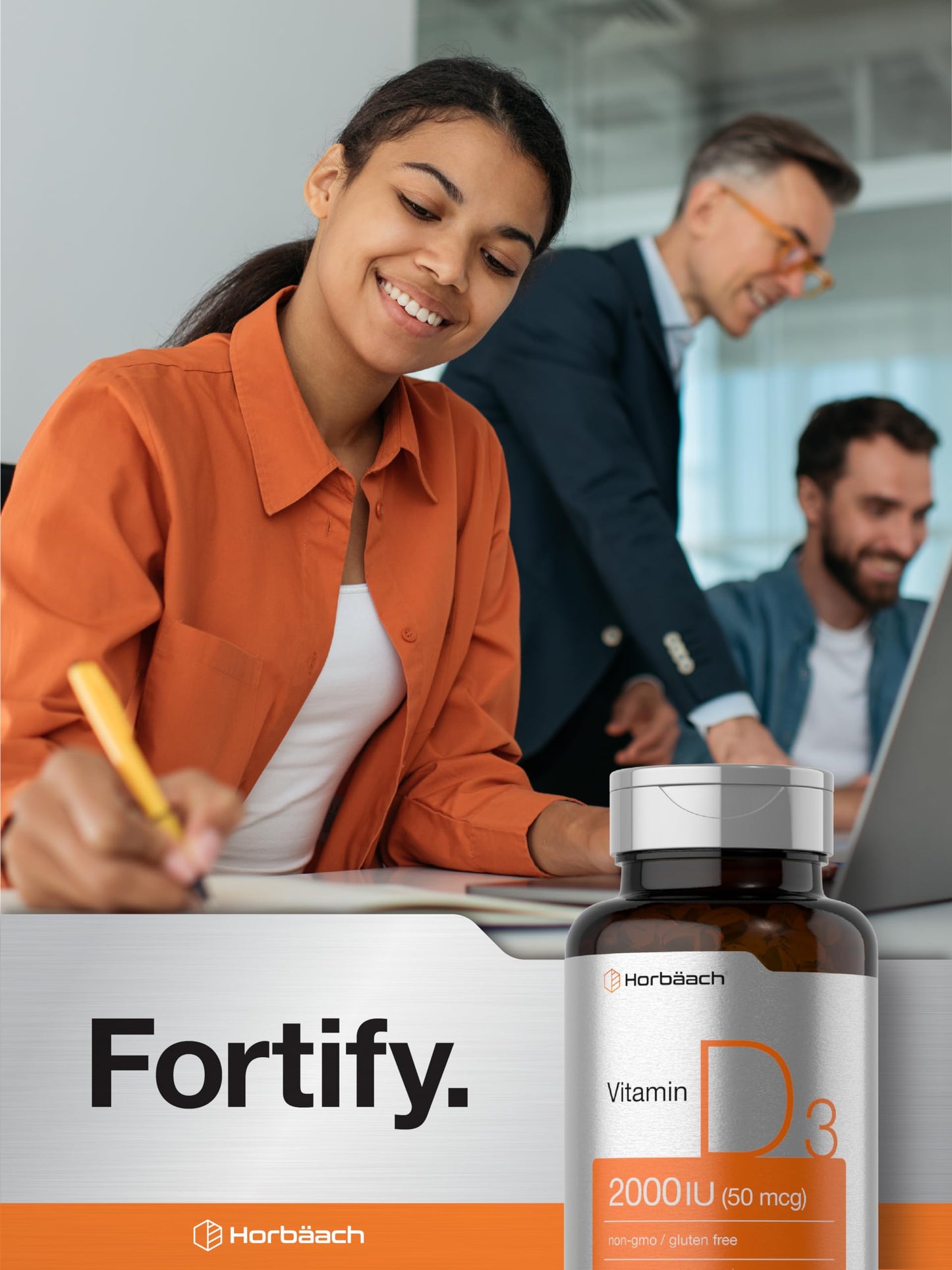 Horbäach Vitamin D3 2000IU Softgels 150 Count
