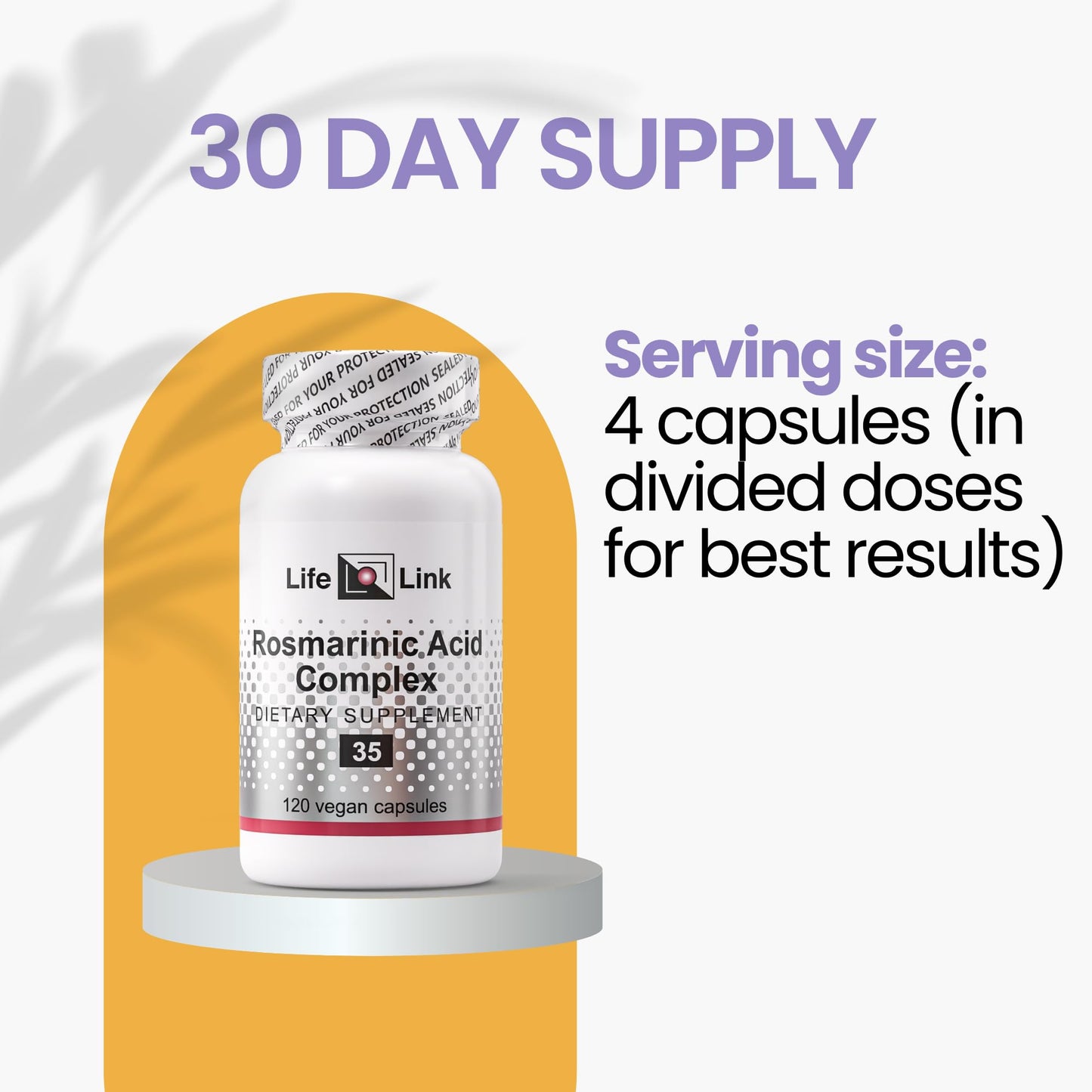 LifeLink Rosmarinic Acid Complex Capsules 120