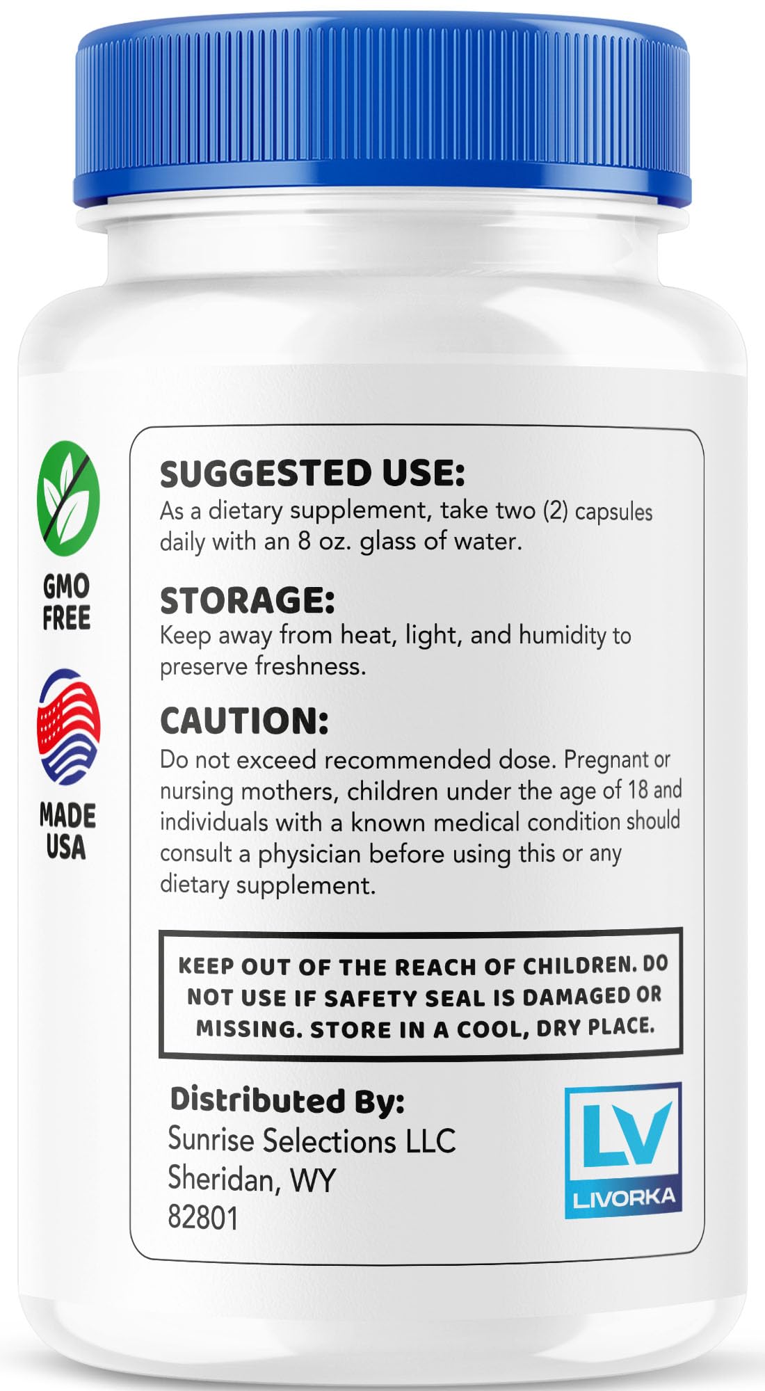 LIVORKA Nuclarity Memory & Focus Support Capsules, 60 Count