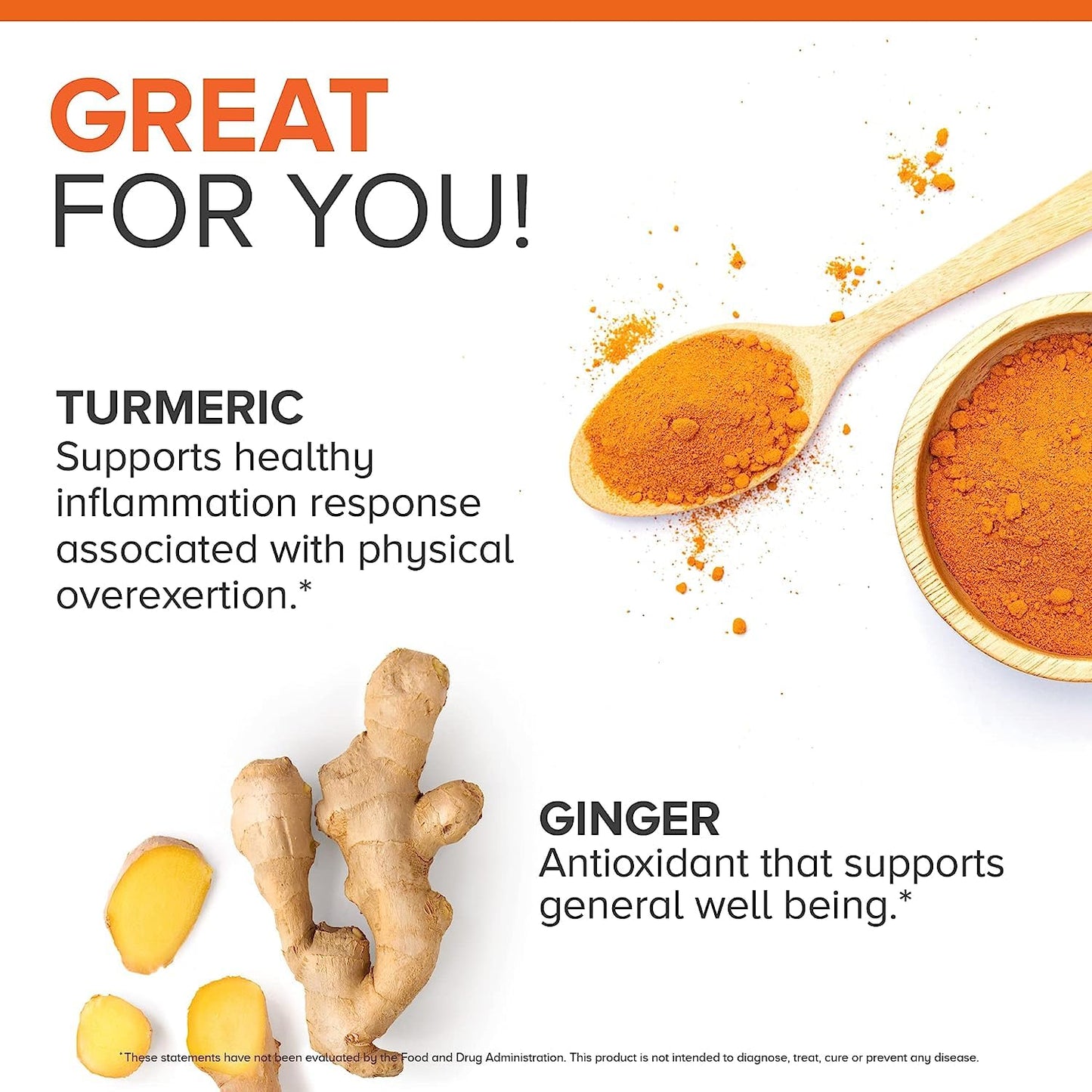 Qunol CoQ10 & Turmeric Capsules, 60 Count & 105 Count