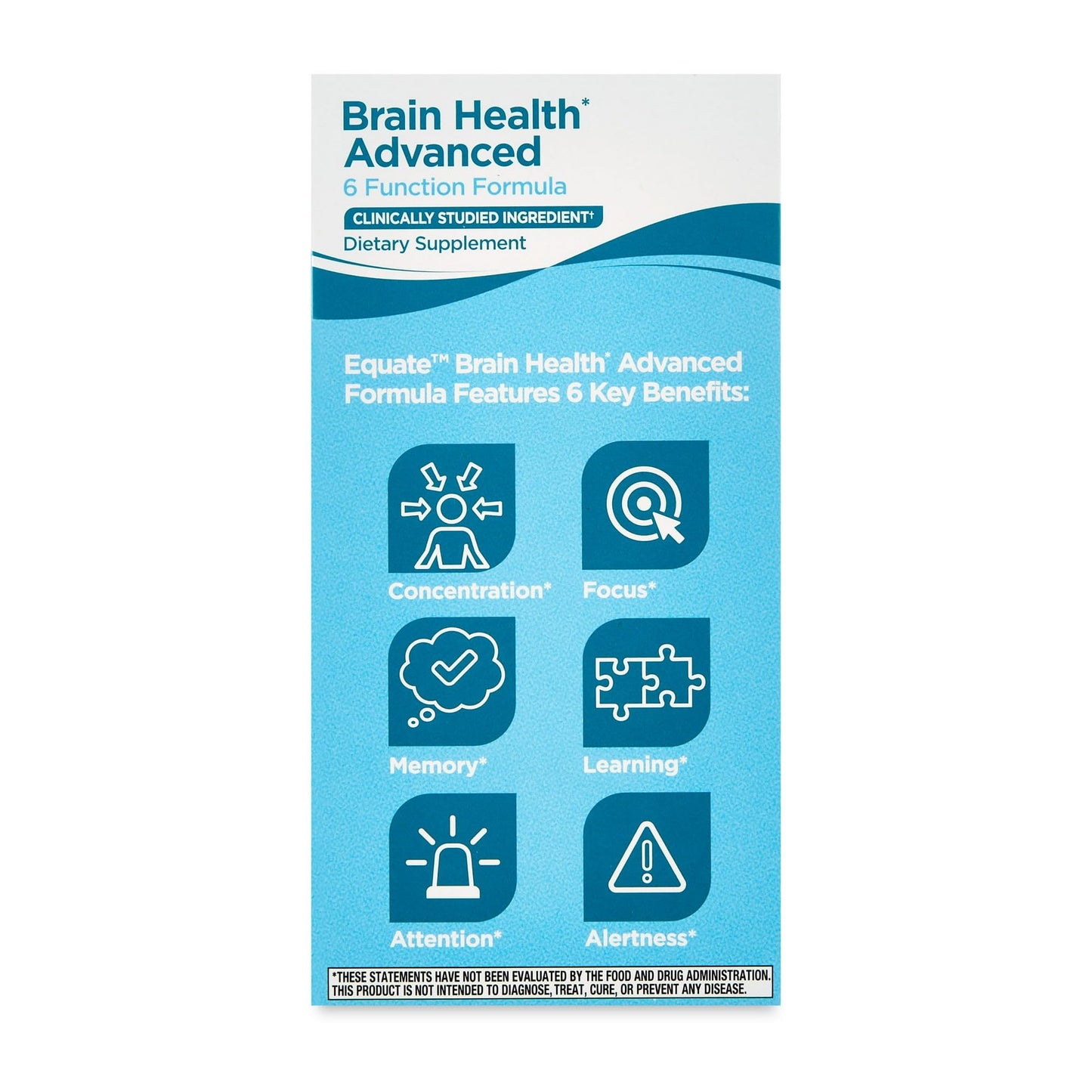 FUSION SHOP STORE Brain Health 6 Function Capsules, 30 Count