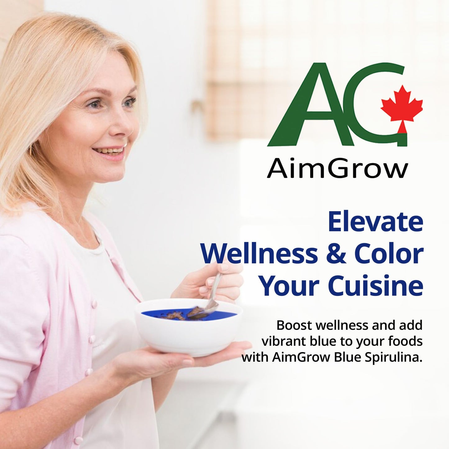Aimgrow Blue Spirulina Powder, 50 Grams