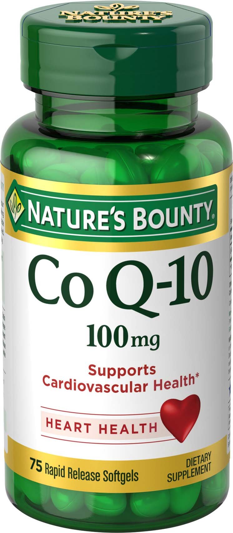 Nature's Bounty CoQ10 100 mg Softgel 75 Count
