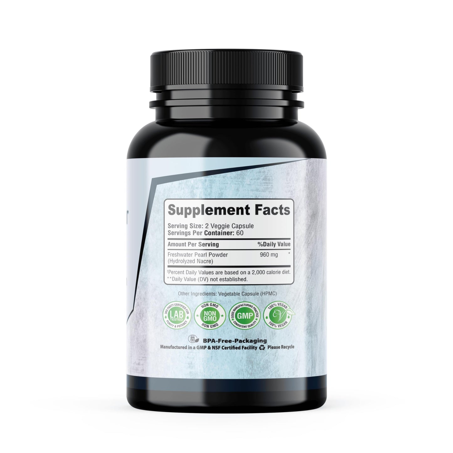 SMSHEALTHPRODUCTS.com Pearl Powder Capsules 120 Count