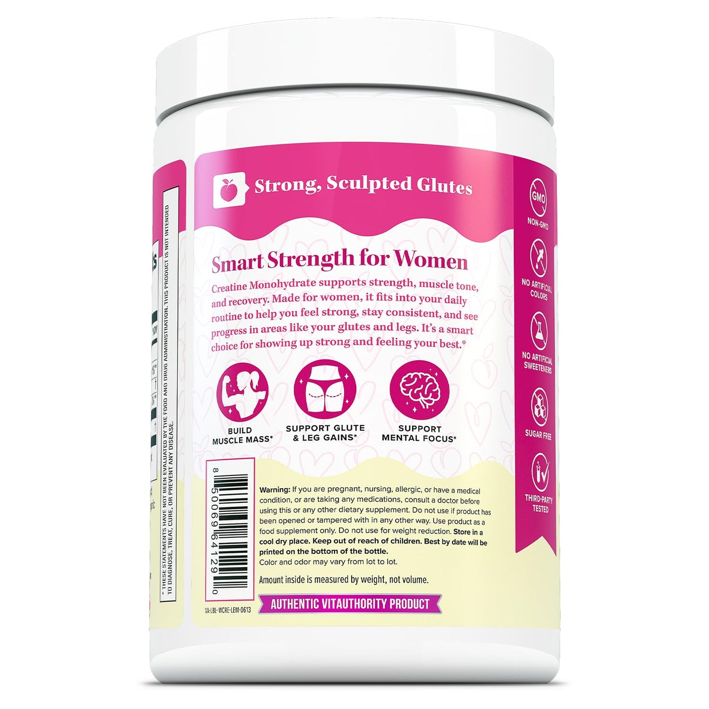Vitauthority Micronized Creatine Monohydrate Powder 12.3 oz