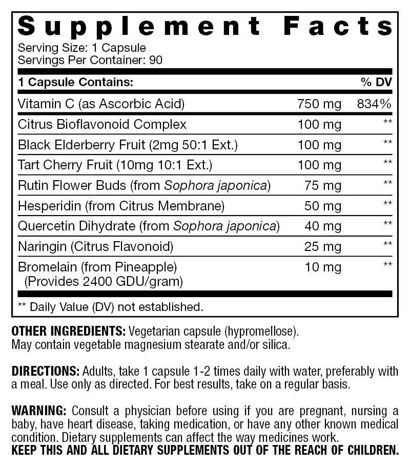 Fresh Start Super C-Complex 1250 Capsules, 90 Count