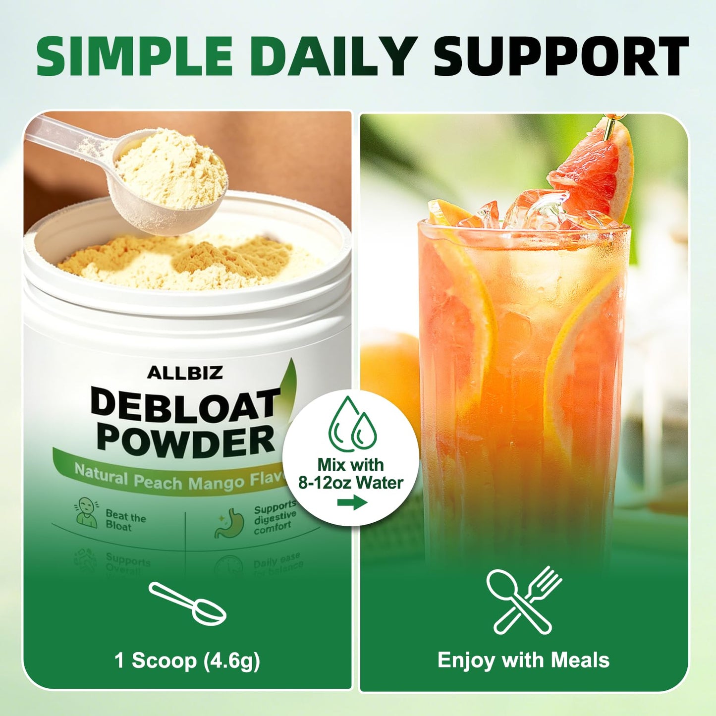 ALLBIZ Debloat Powder 8.82 oz