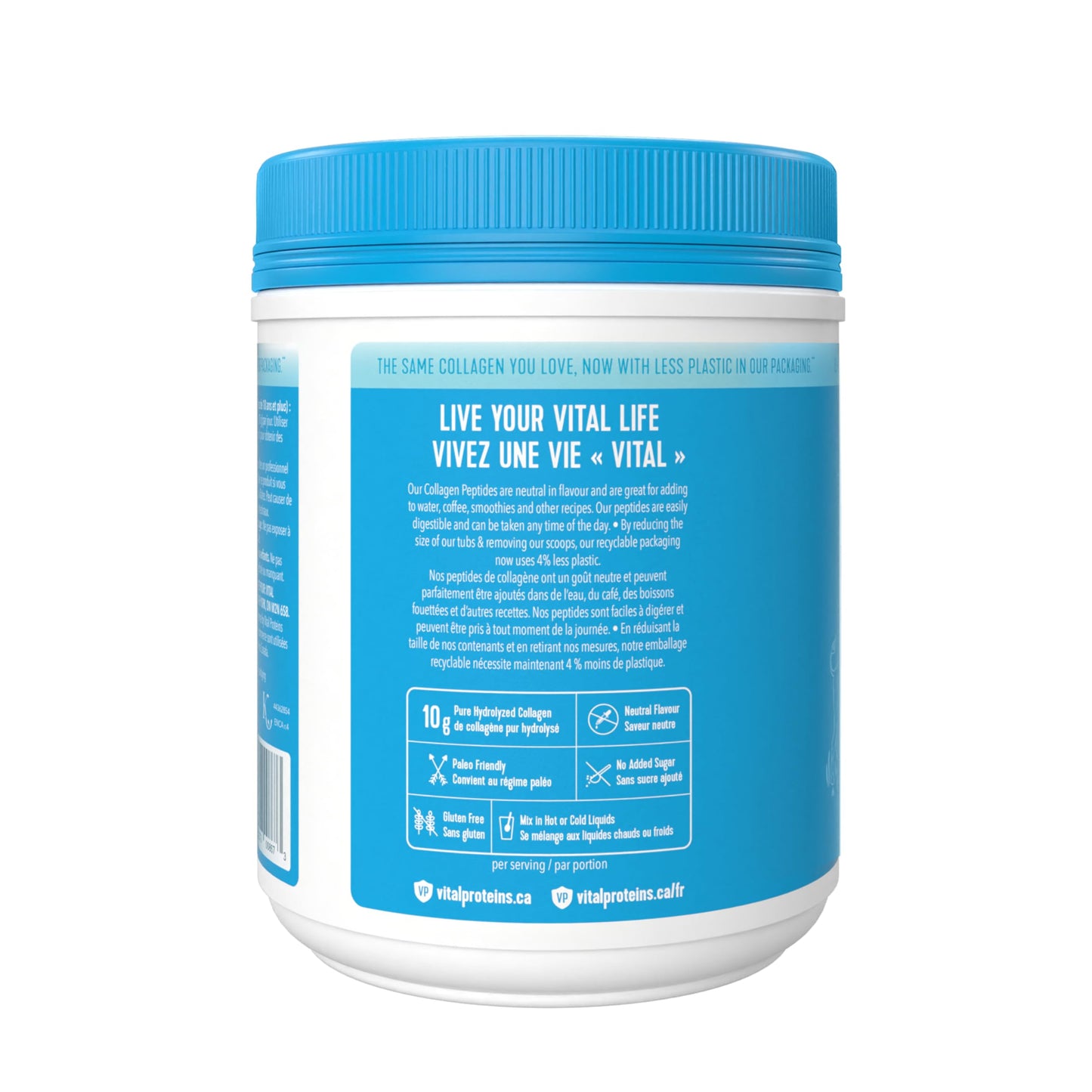 Vital Proteins Unflavoured Collagen Peptides Powder, 1 Ounce