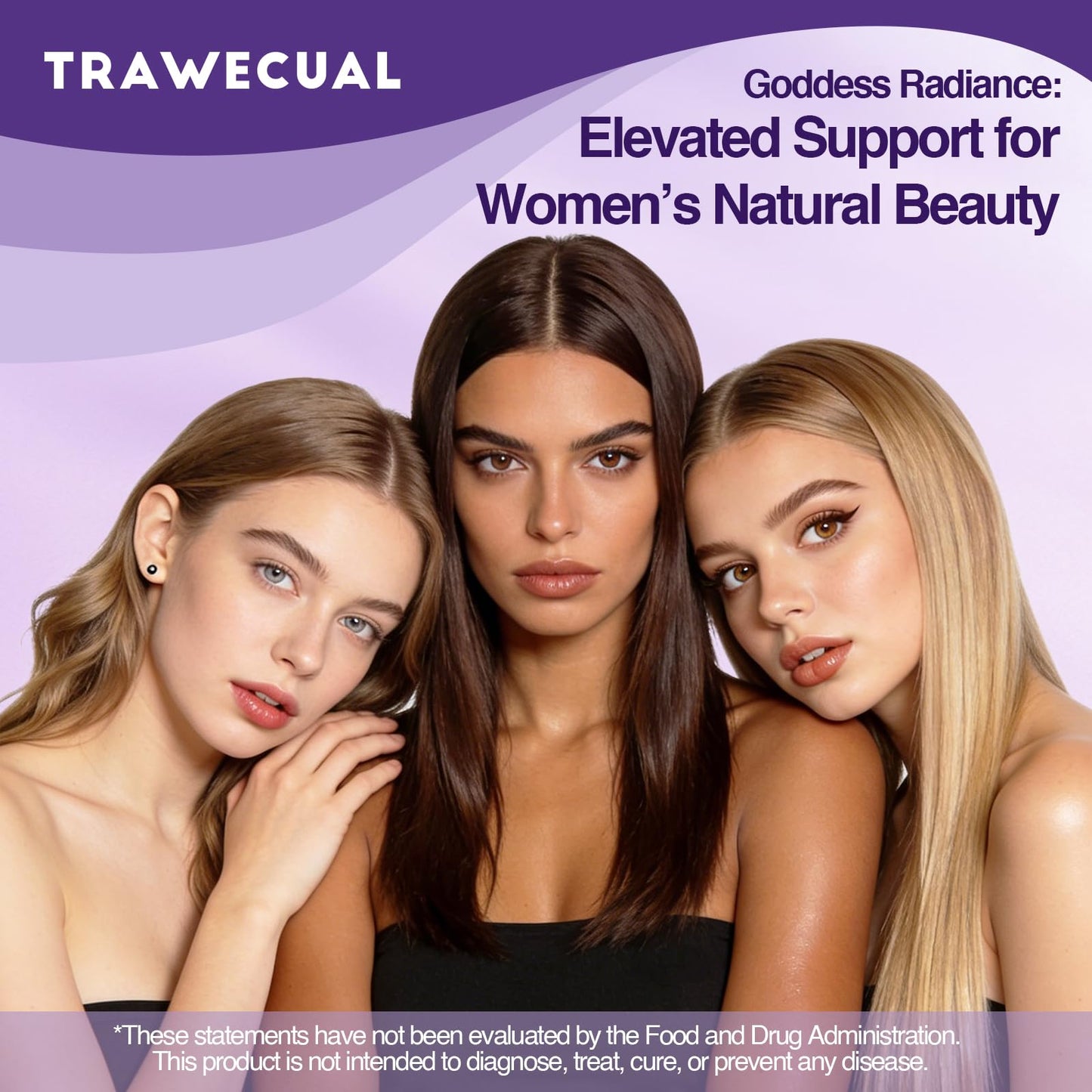 Trawecual GHK-Cu Peptide Hair Softgels, 120 Softgels
