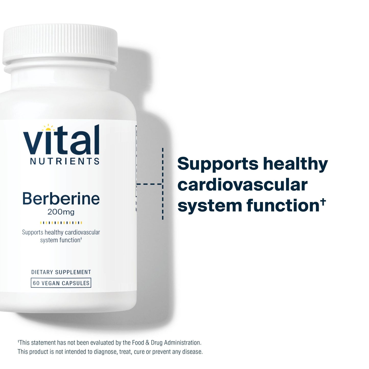 Vital Nutrients Berberine 200 mg, 60 Capsules