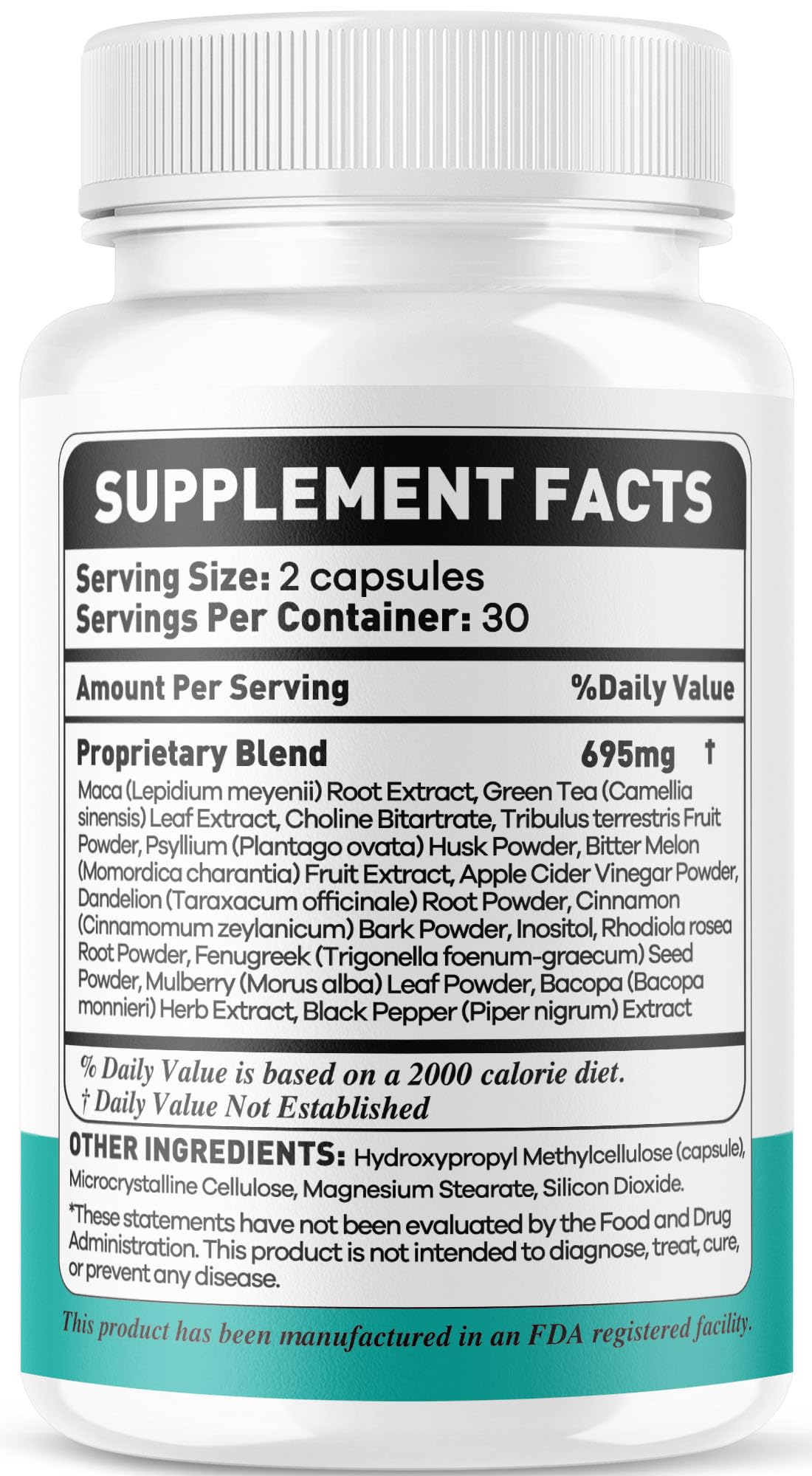 OVICIA SugarBalance Capsules, 120 Count