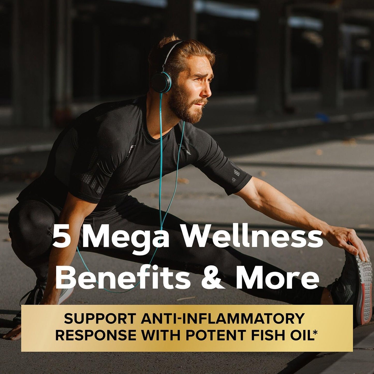 GNC Mega Men Energy & Metabolism Vitapak Program V2 for Men All-in-One Men's Multivitamin Pack Whole-Body Wellness Fish Oil Ashwagandha Clinically-Backed Thermogenic High-Potency 30 Capsules