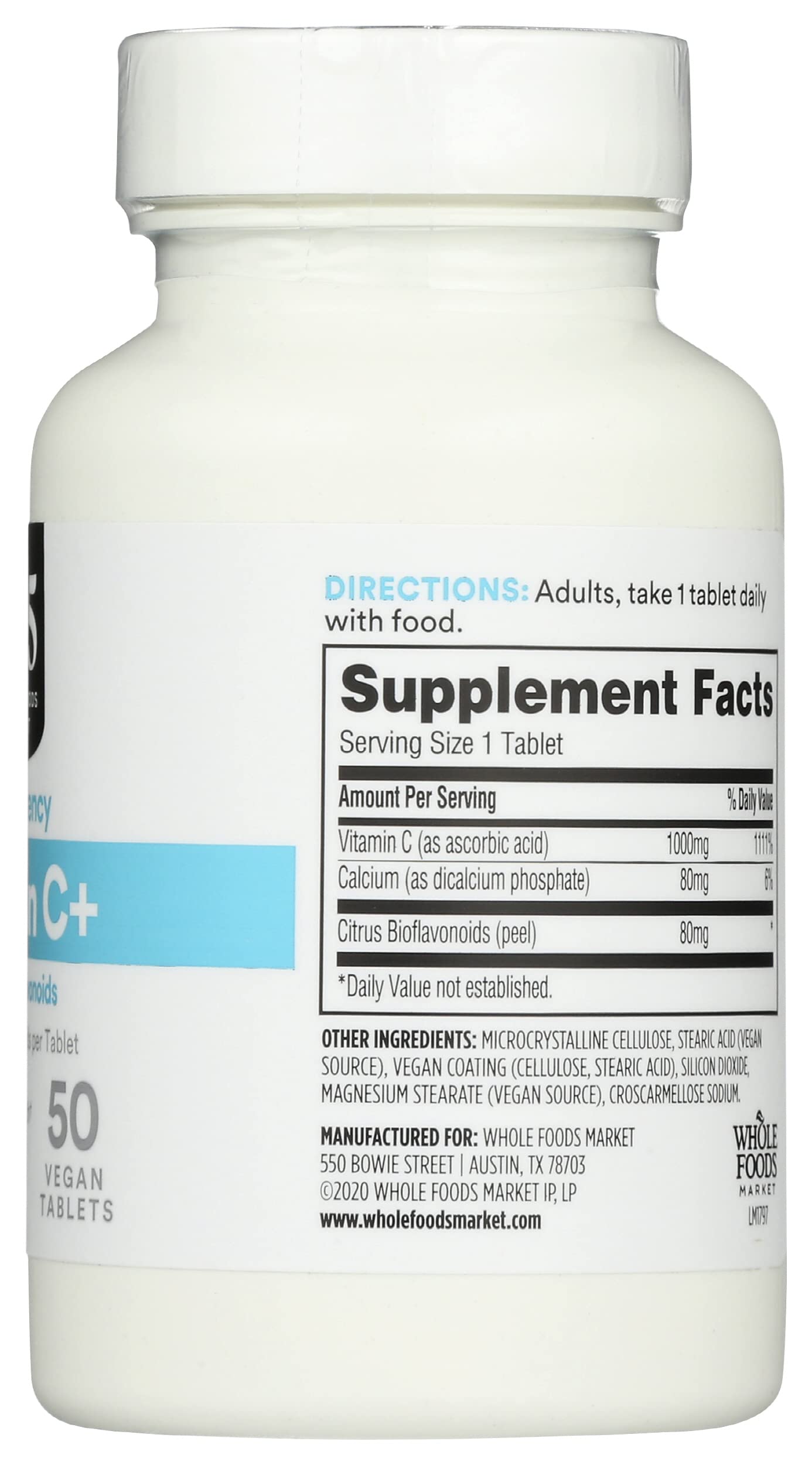 365 by Whole Foods Market Vitamin C Complex High Potency 50 Tablets