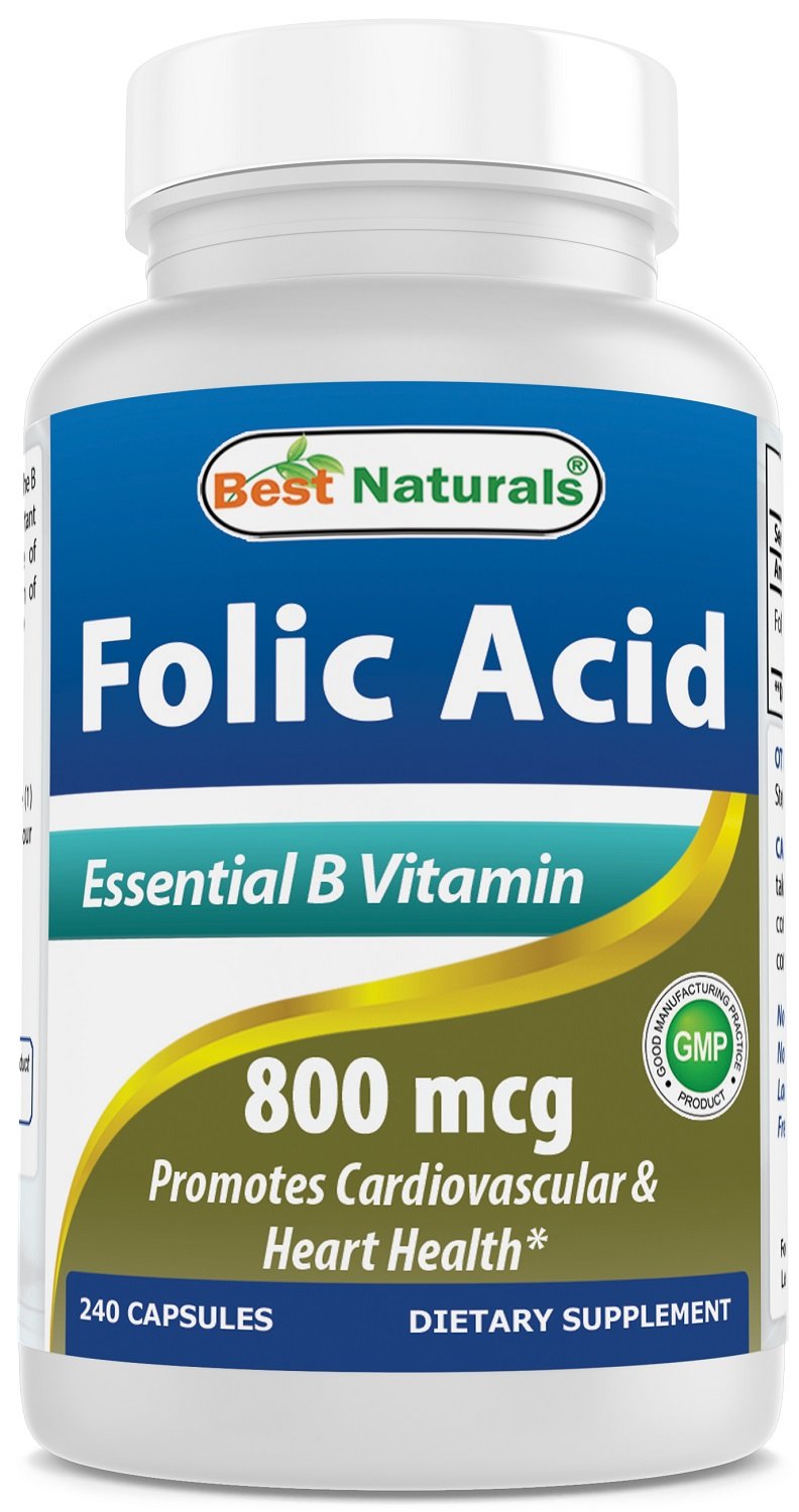 Best Naturals Iron 65 mg & Folic Acid 800 mcg, 240 Capsules