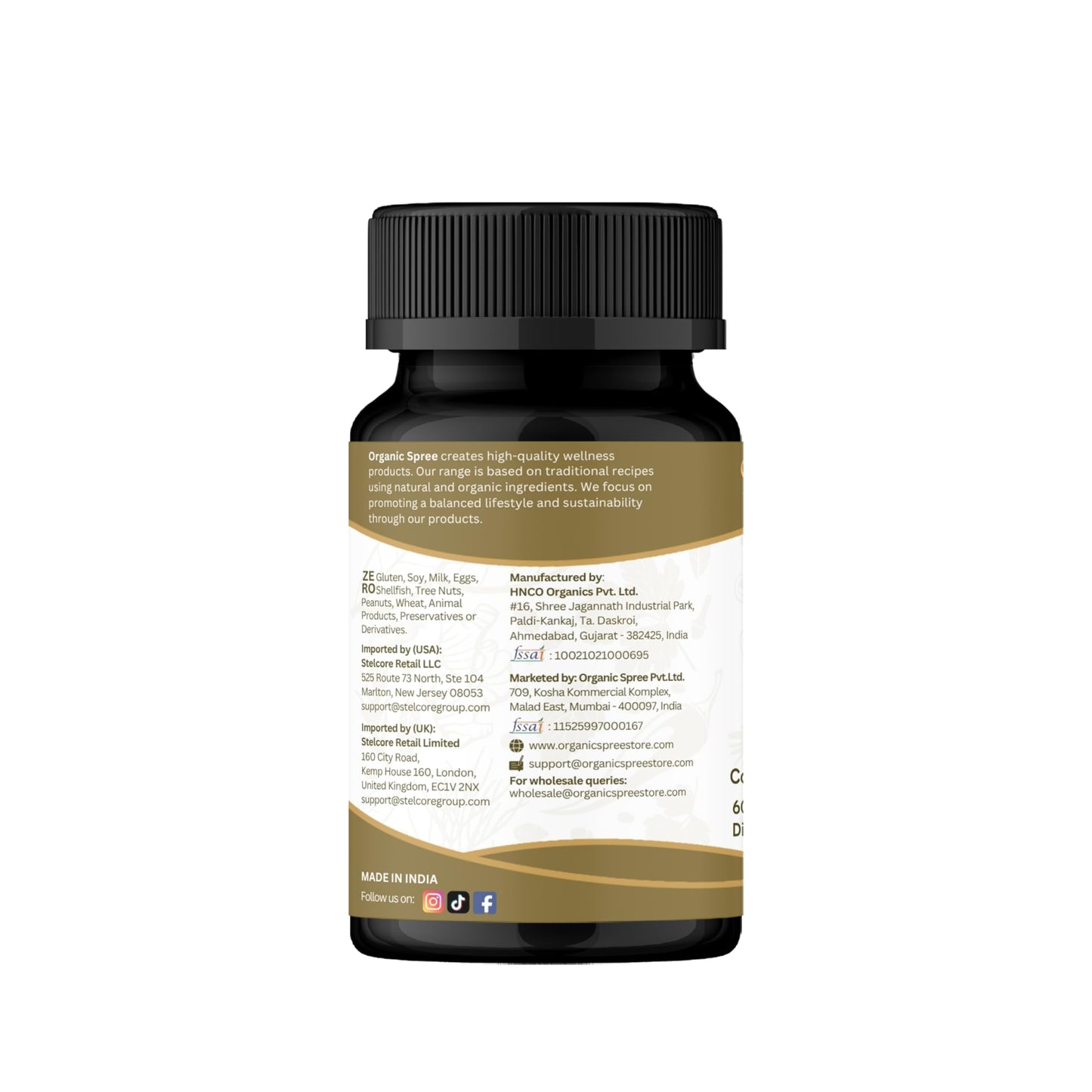 ORGANIC SPREE Hirabol Capsules 60 Count