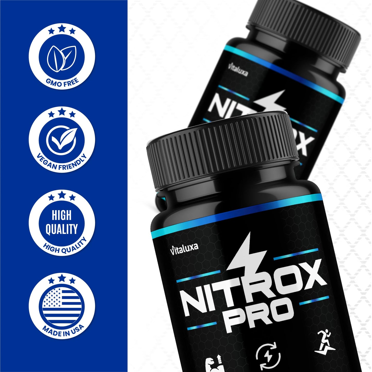 Vitaluxa Nitrox Pro Capsules 300 Count