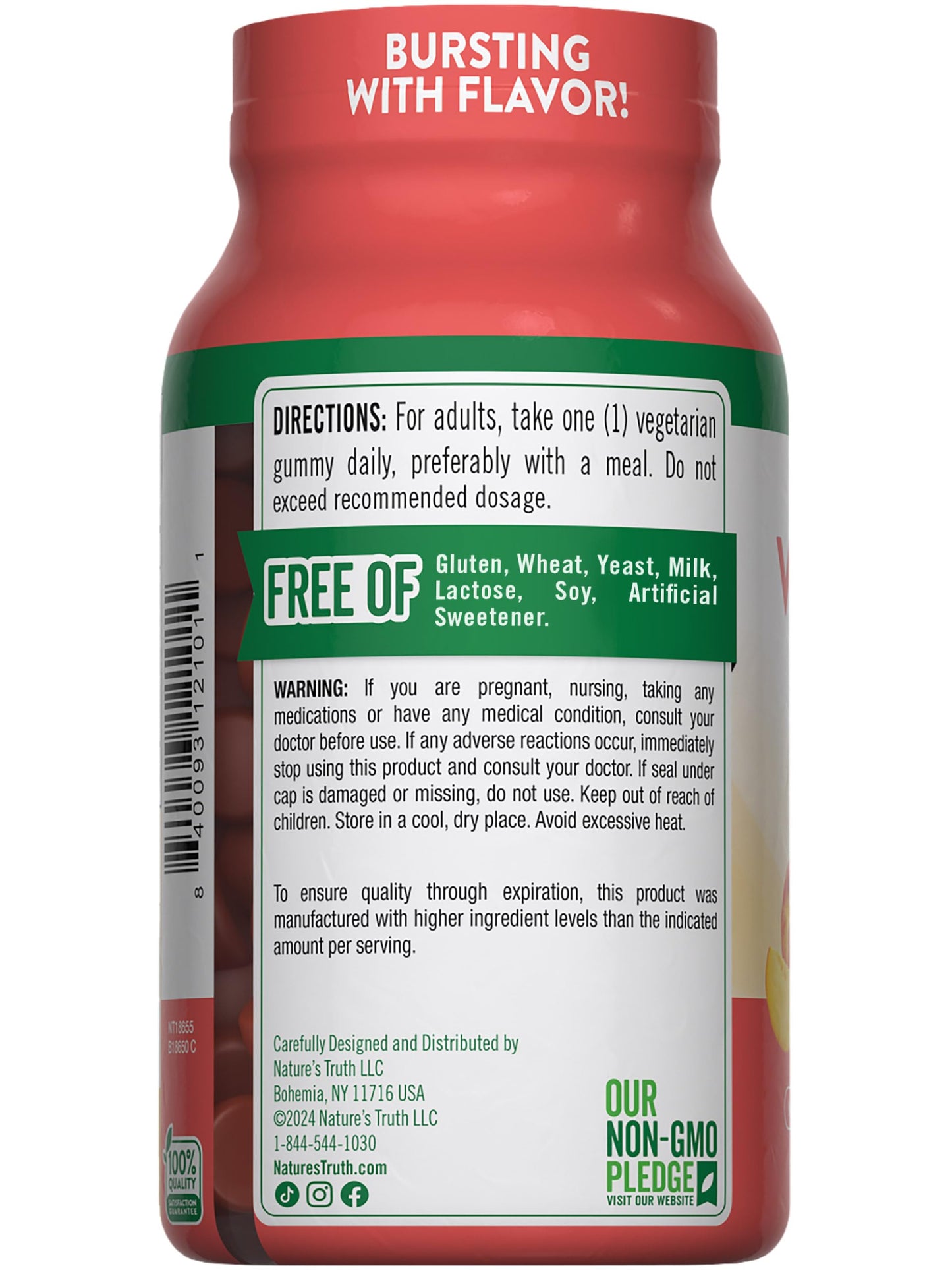 Nature's Truth Vitamin D3 Gummies 120 Count