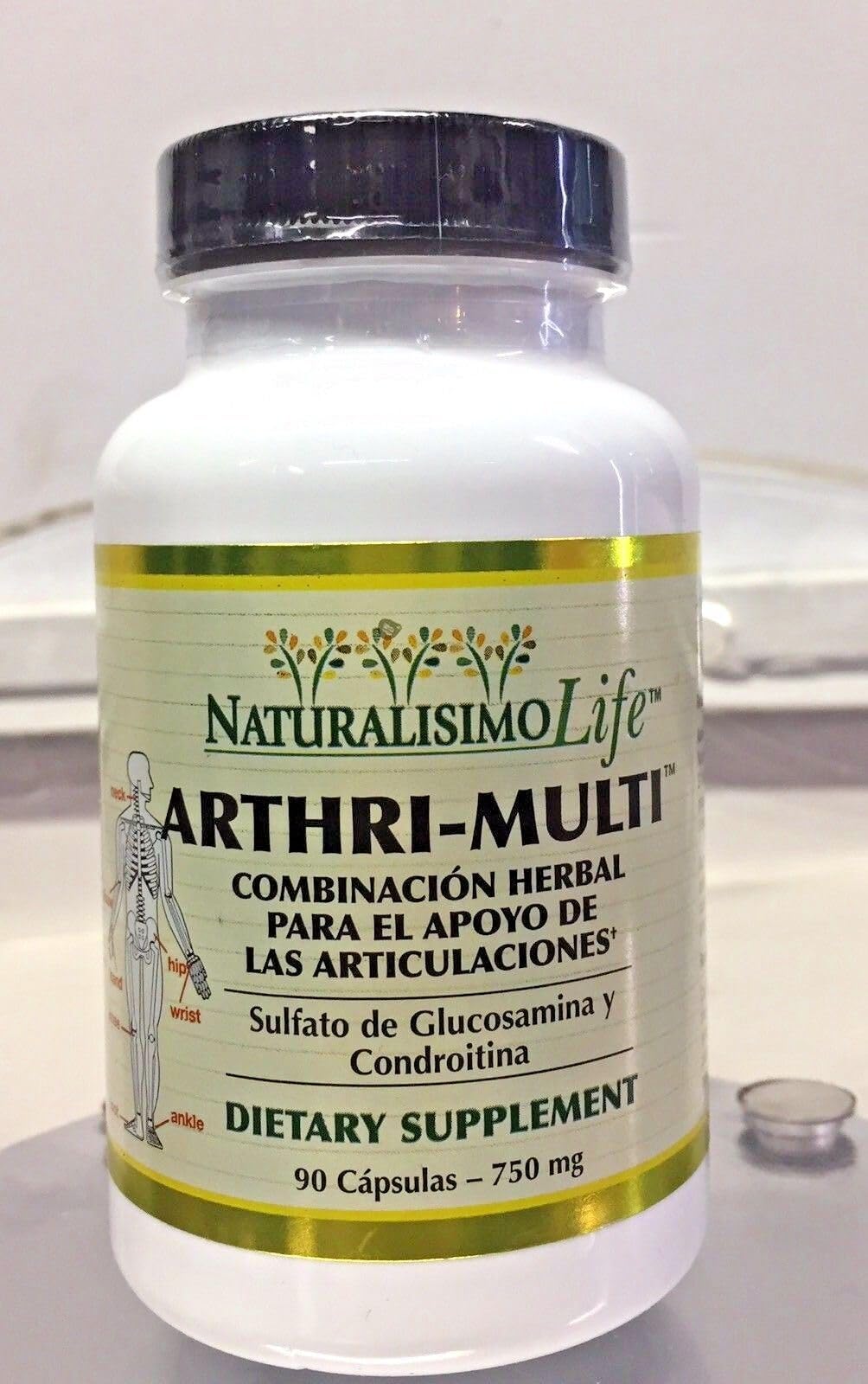 Generic Arthri-Multi 750mg Glucosamine Sulfate Chondroitin Capsules, 90 Count