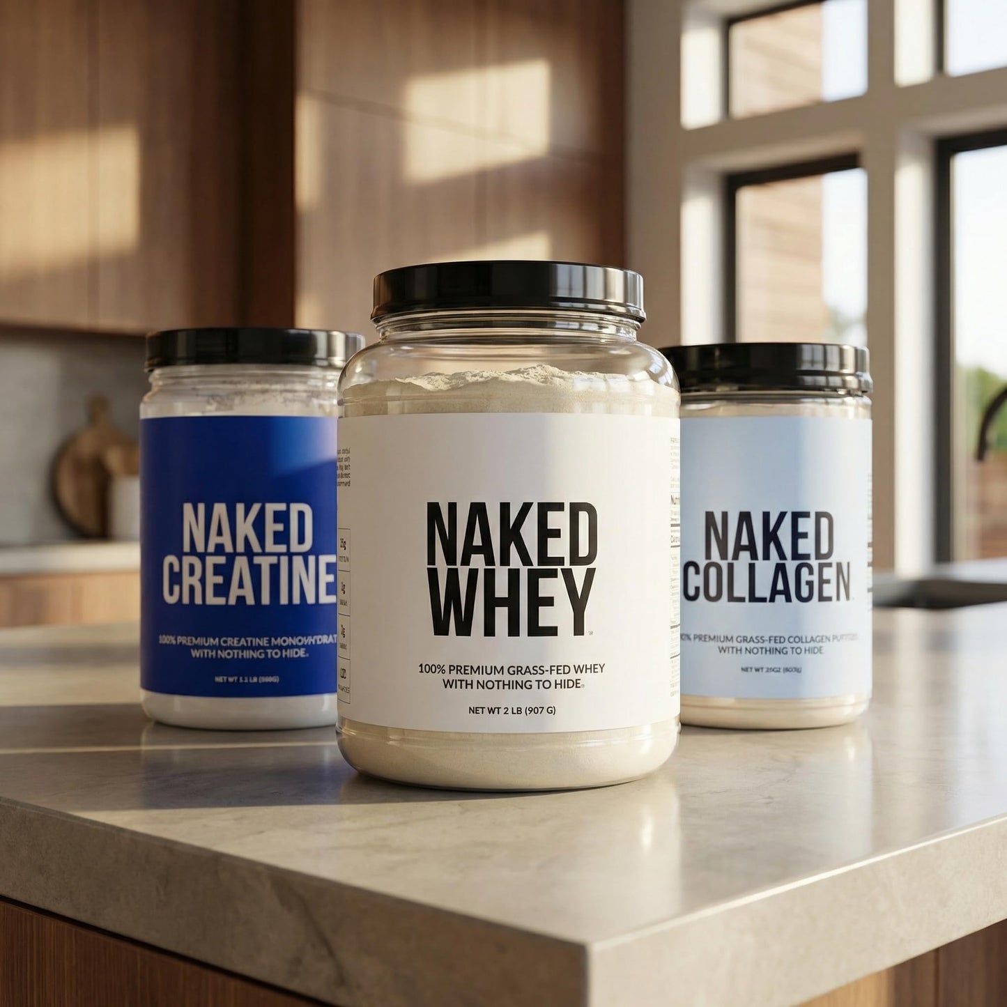 NAKED Pure Micronized Creatine Monohydrate Powder 17.6 oz 100 Servings