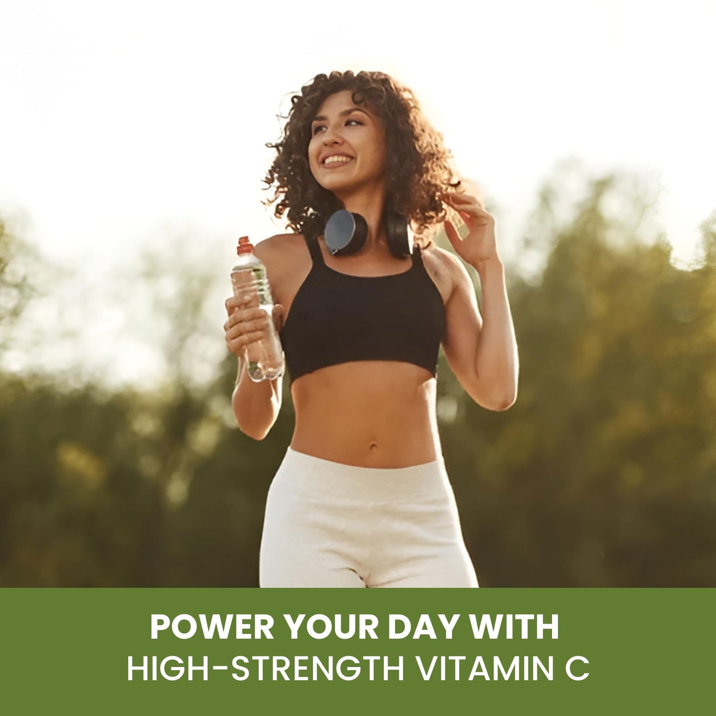 Green Organic Supplements Vitamin C, Natural from Berries Capsules 90