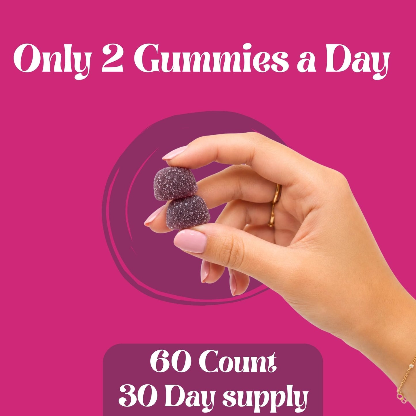 Auva Vitality Iron Gummies for Women 20mg with Vitamin C, Gummy, 60 Count