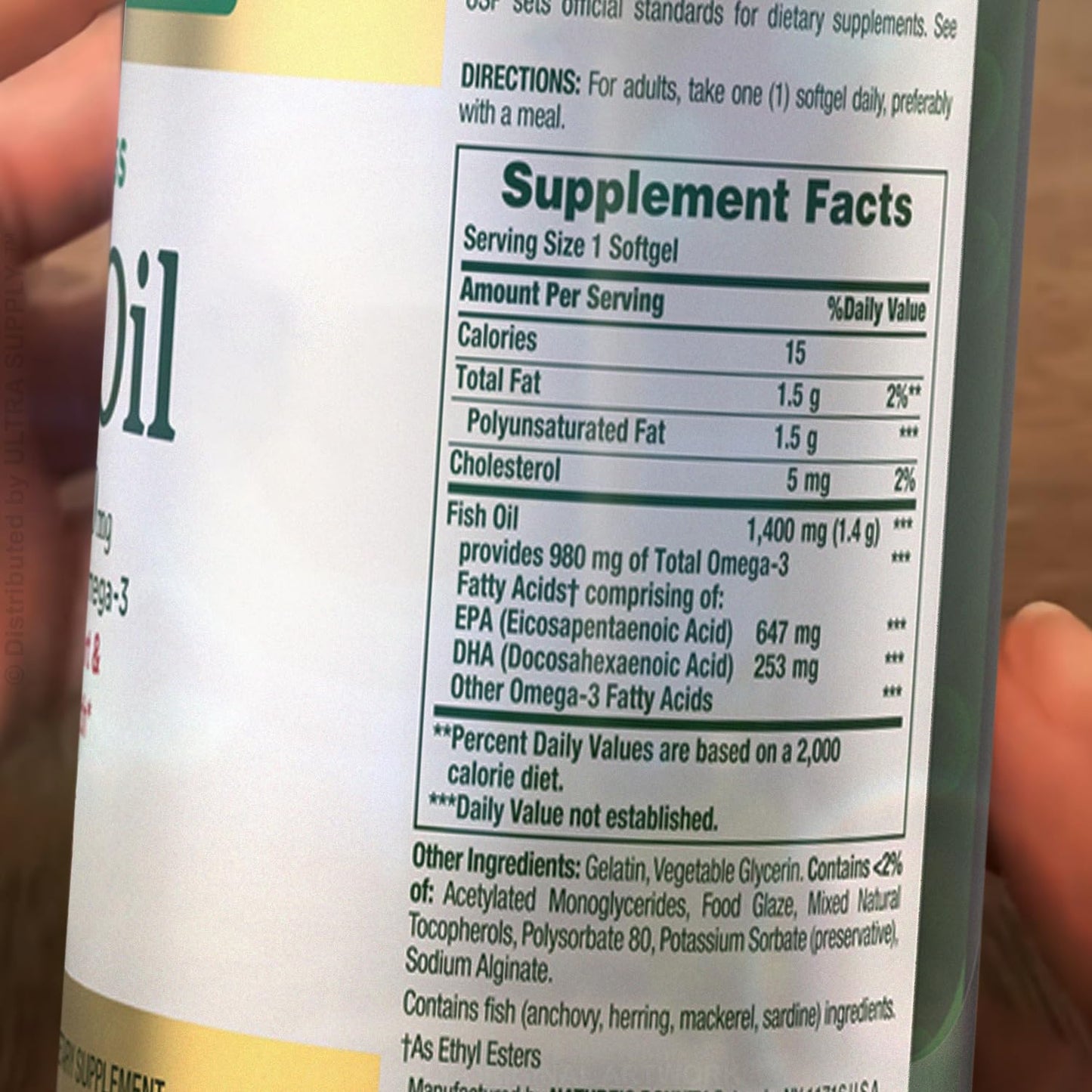 Generic NB Fish Oil 1400 mg Softgels 130 Count