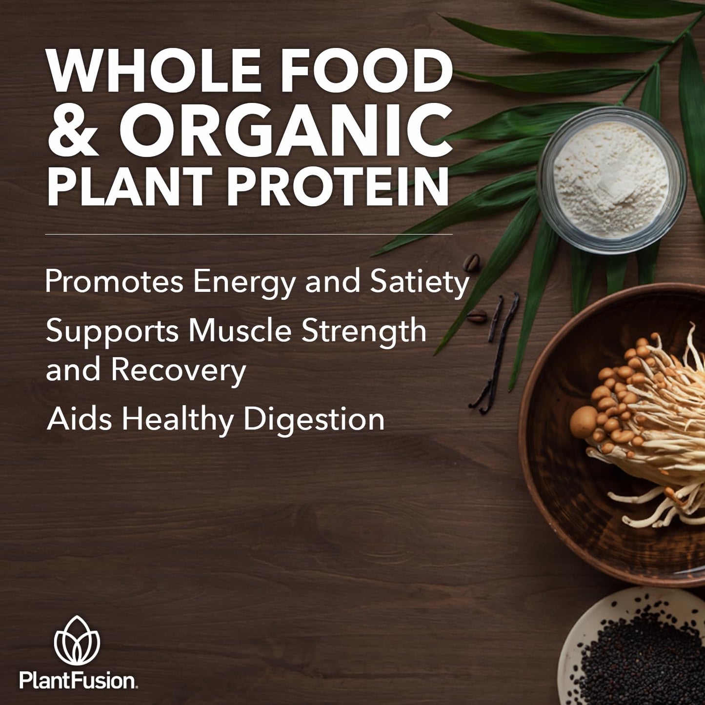 SOTRU Organic Vegan Protein Powder Vanilla, 18.5 oz