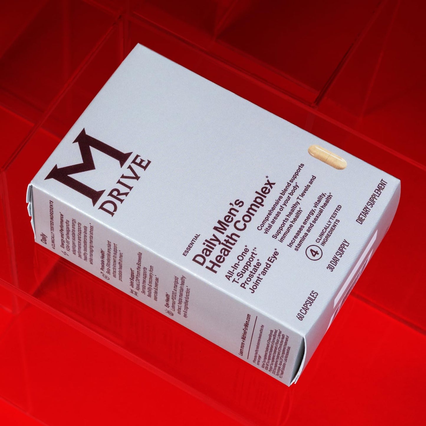 Mdrive Classic Testosterone Booster for Men Capsule 60 Count